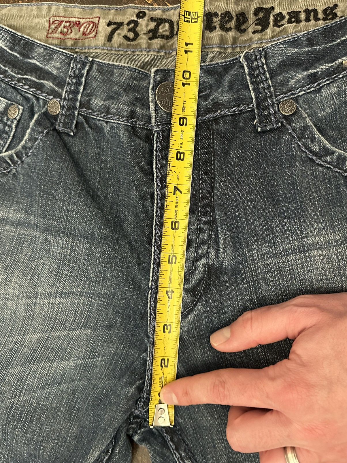 Other VTG Jeans Men's 73 Degree Jeans C.O Italian Design-34x31.5 Size US 34 / EU 50 - 9 Thumbnail