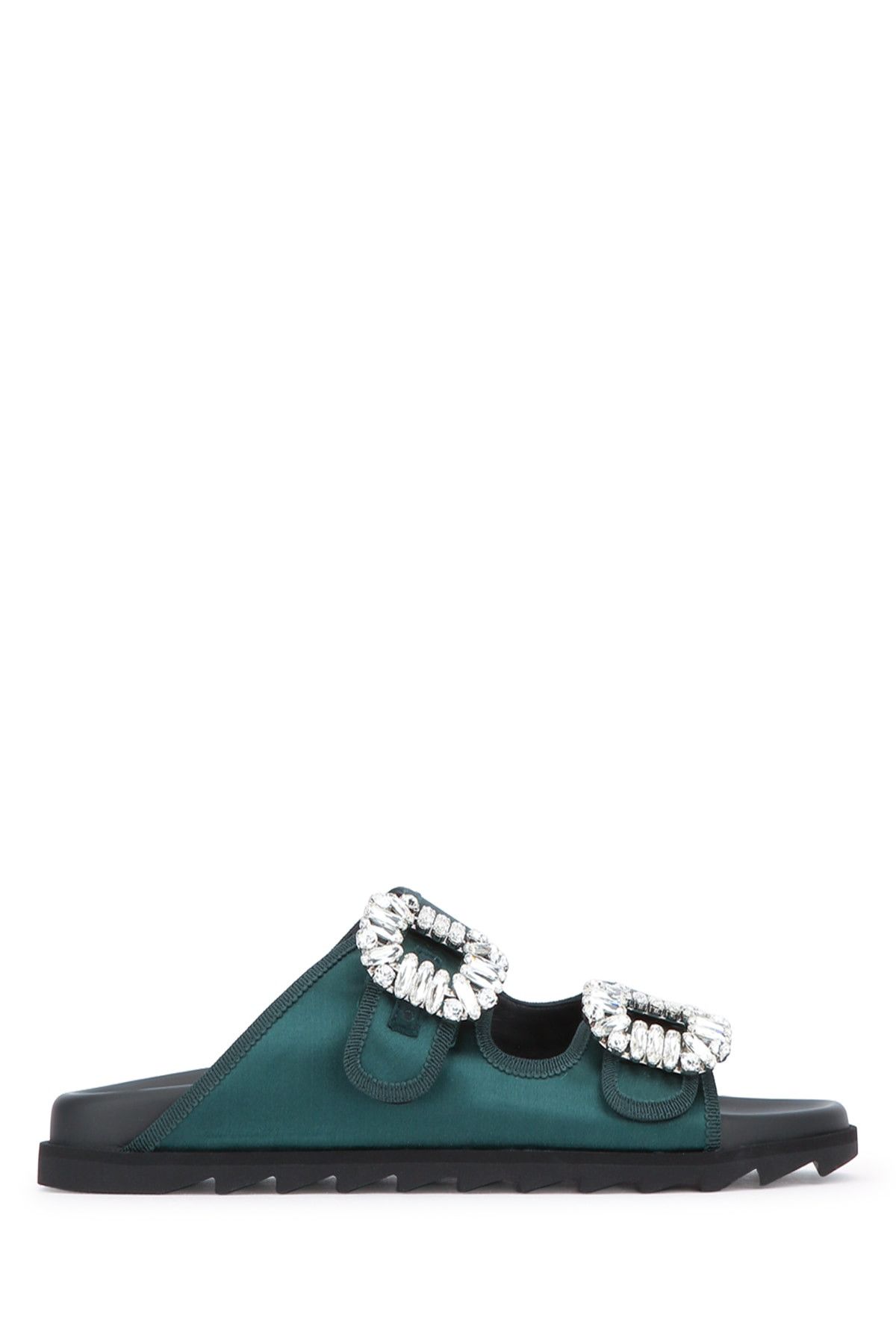 Roger Vivier Slidy Viv Strass Bordo Gros Mule Size US 6 / IT 36 - 1 Thumbnail