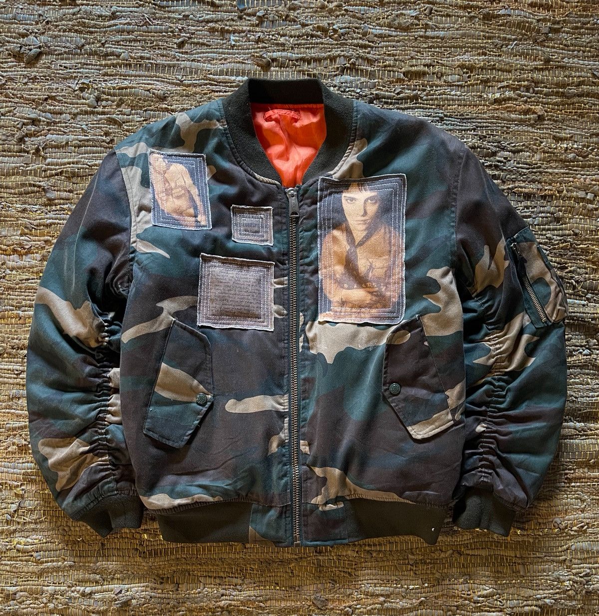 ジャケット・アウター FOSTEX GARMENTS Patchwork MA-1 GARMENTS MA-1 Patchwork FOSTEX ジャケット・アウター