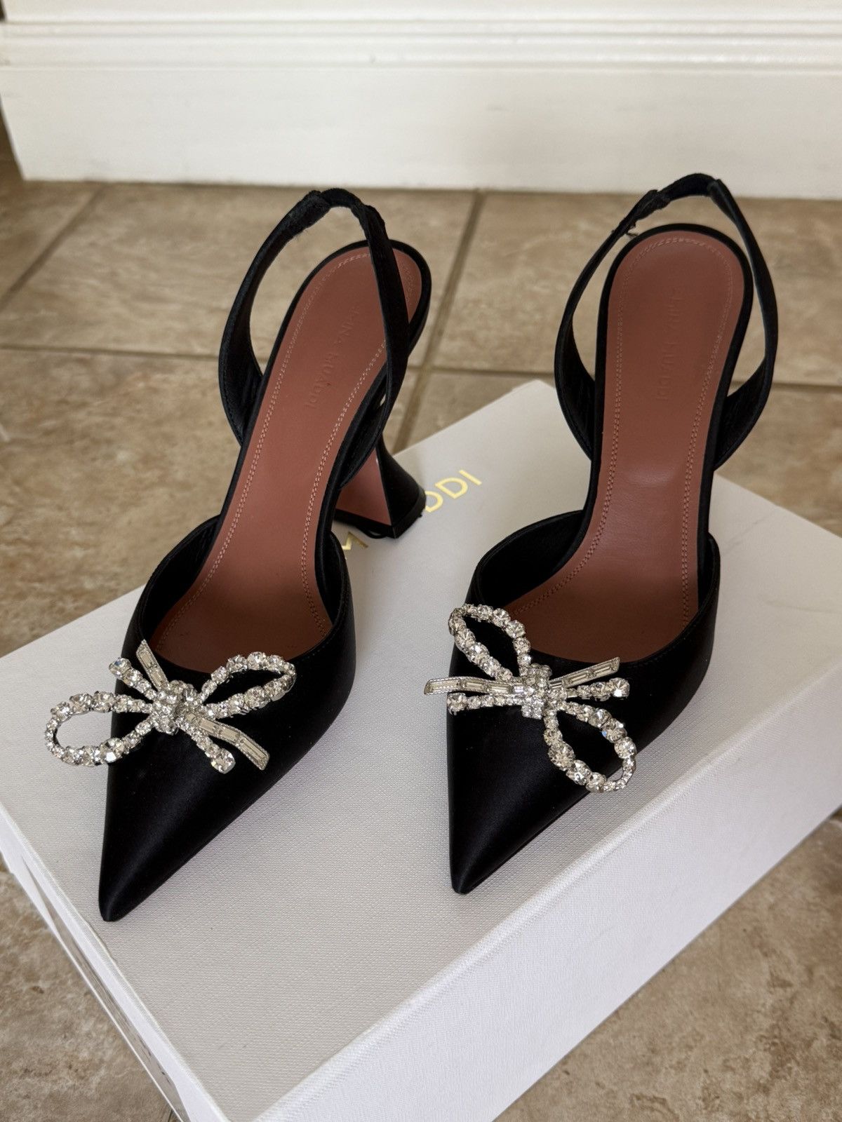 Amina Muaddi Amina Muaddi heels Size US 7.5 / IT 37.5 - 3 Thumbnail