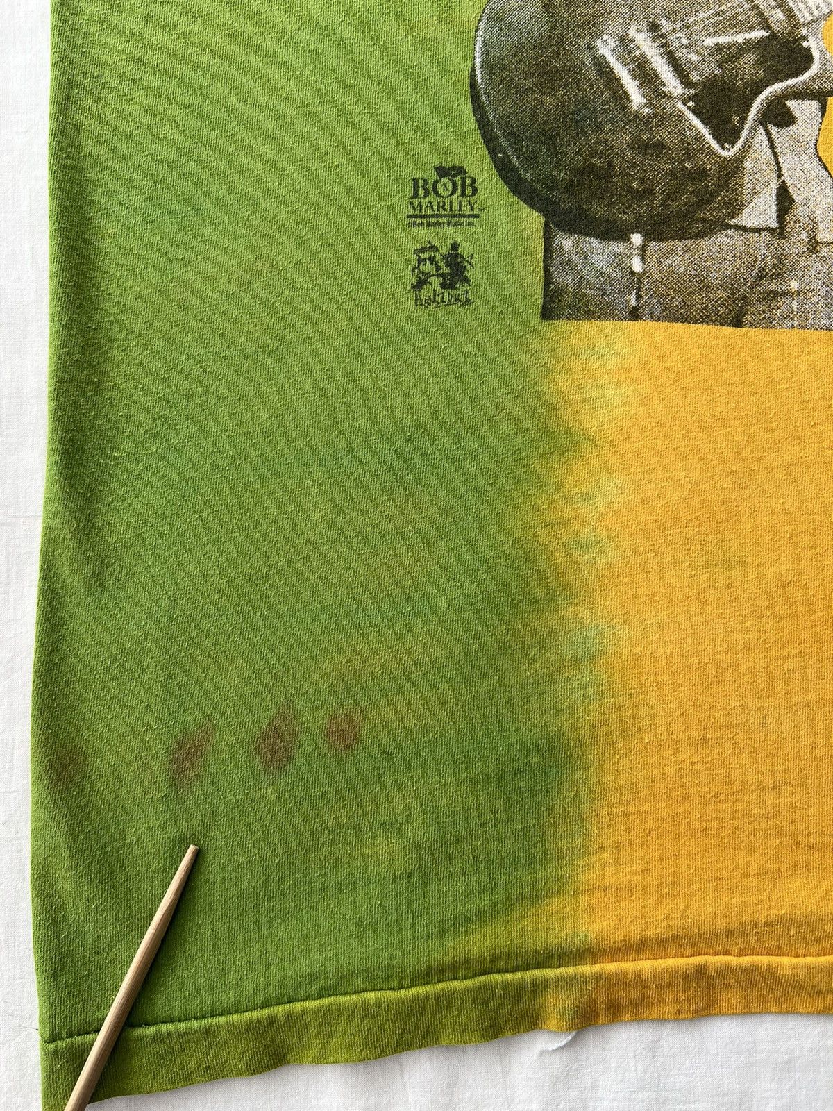 Band Tees Vintage 90s Bob Marley Who Feels It Jamaica Tie Dye T-shirt Size US XXL / EU 58 / 5 - 11 Thumbnail
