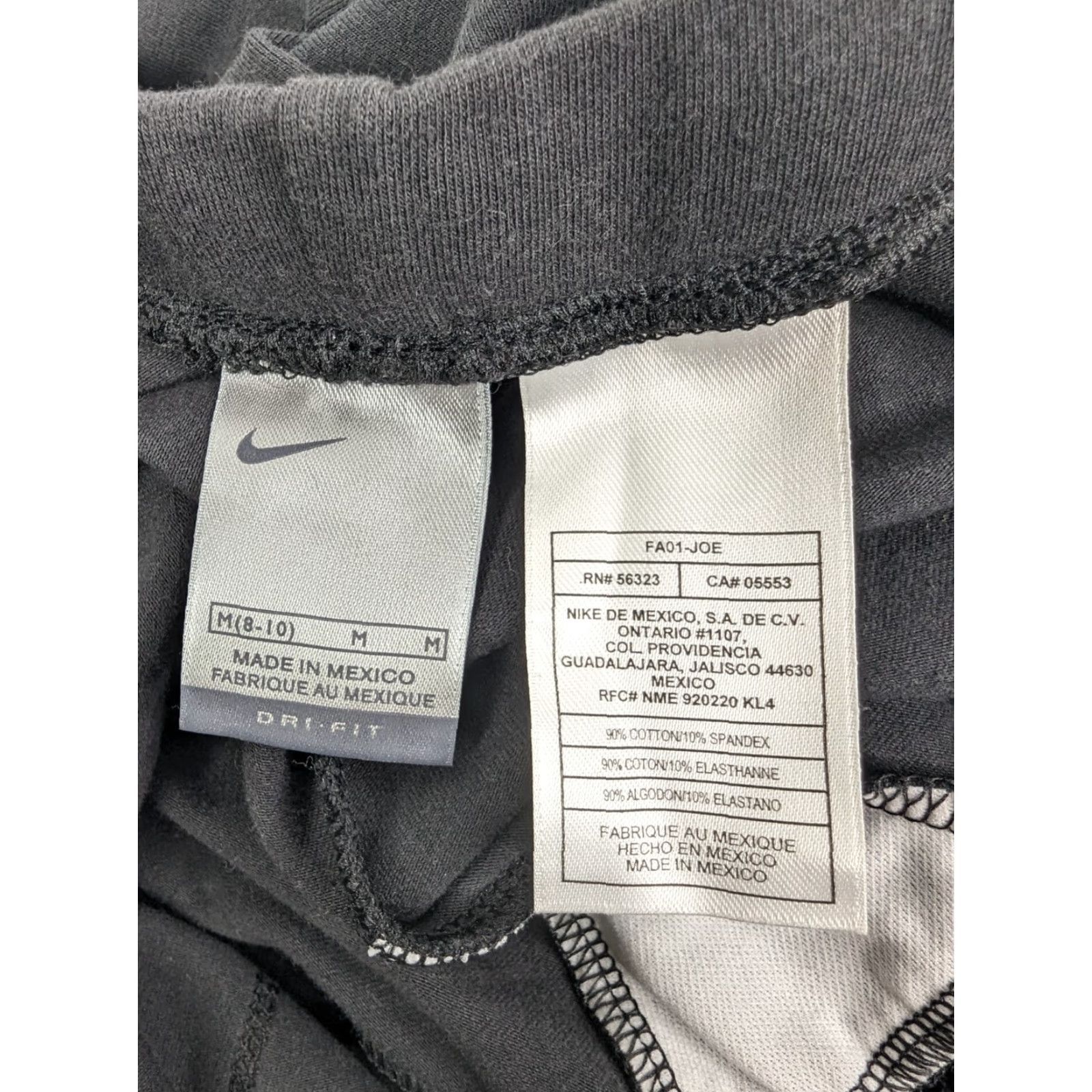 Nike Nike Dri-FIT Pants Women Black Medium Pul On Elastic Waist Sweatpants Activewear Athleisure Logo 90s? Size 32" / US 10 / IT 46 - 7 Thumbnail