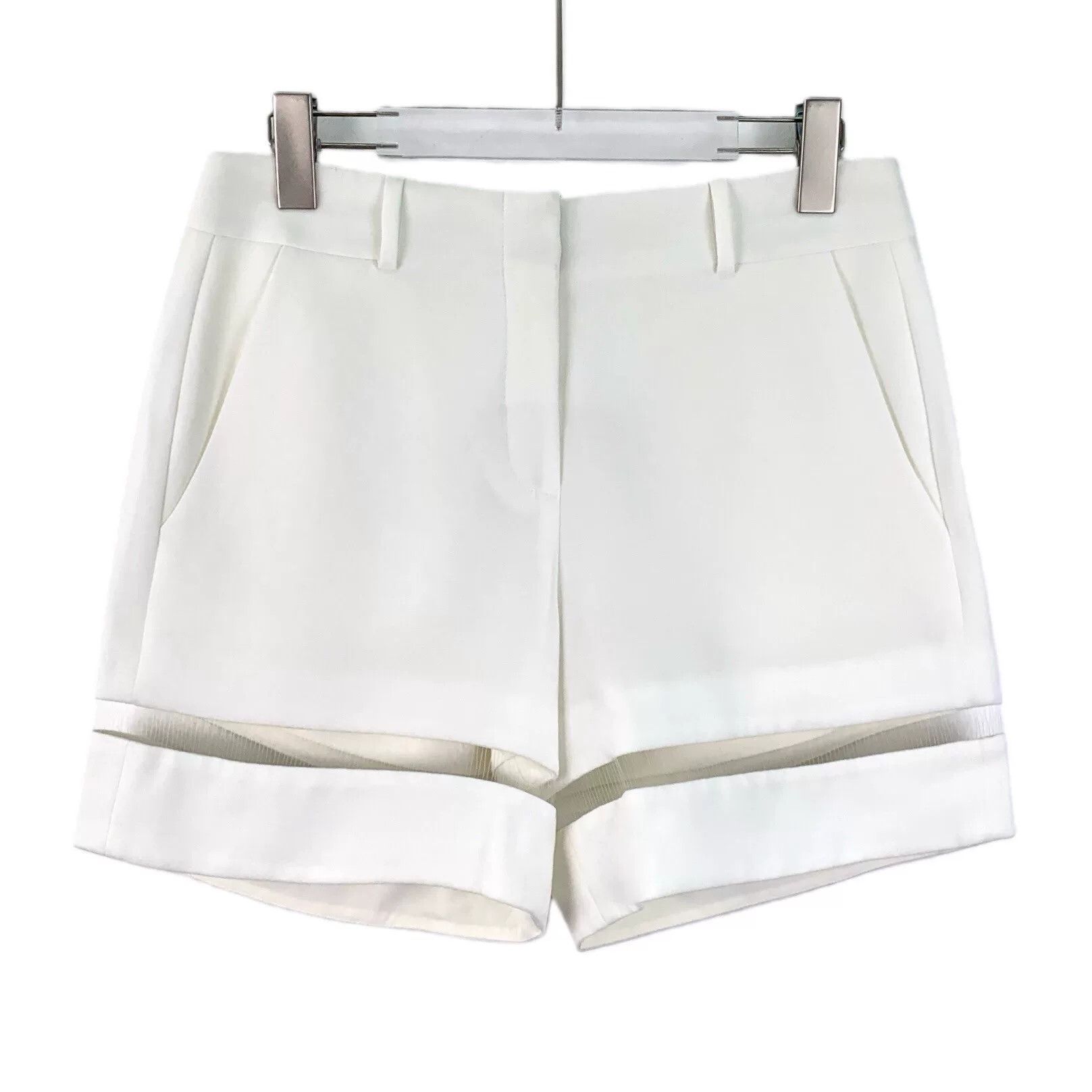 Alexander Wang Alexander Wang White Pants 4 Women Size 28" / US 6 / IT 42 - 1 Thumbnail
