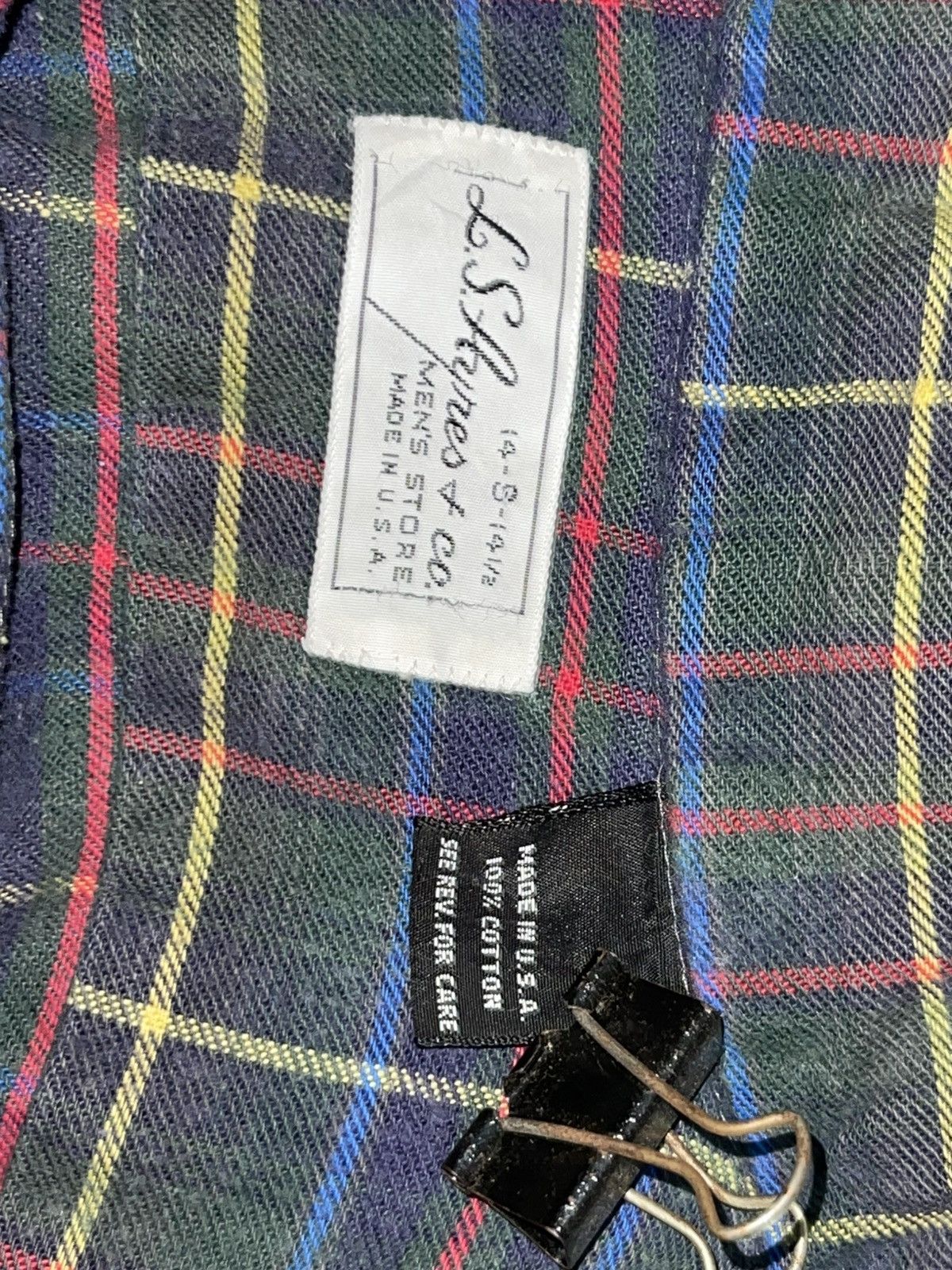 Vintage L.S. AYRES + CO VINTAGE CHECKERED SHIRT Size US S / EU 44-46 / 1 - 3 Thumbnail