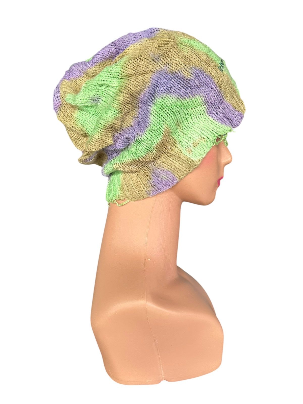 INHABIT × Japanese Brand Inhabitat Made in Japan Knitt Distressed Beanie Hats Size ONE SIZE - 3 Thumbnail