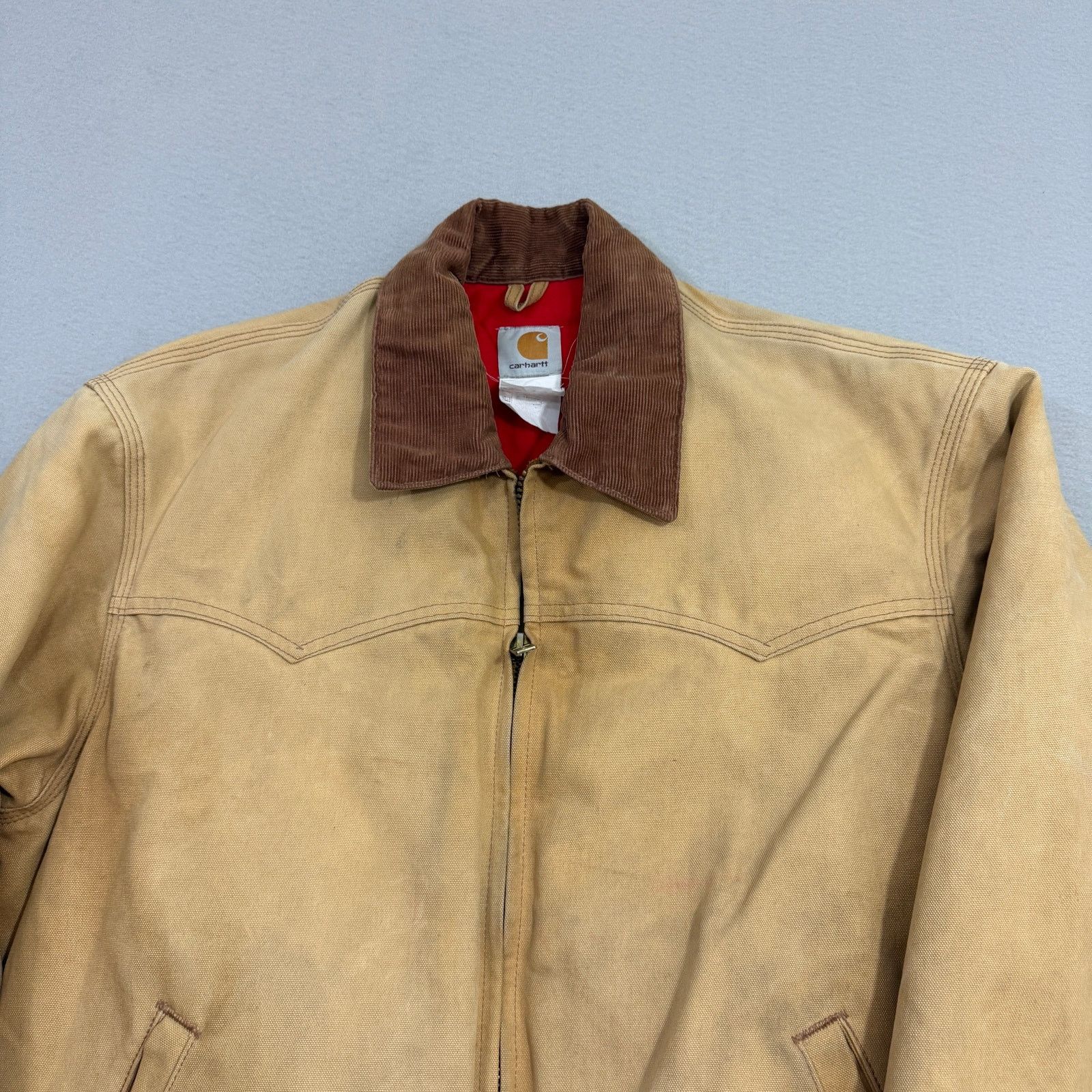 Carhartt Vintage Carhartt SANTA FE Jacket Extra Large Duck Red Quilt Size US XL / EU 56 / 4 - 3 Thumbnail