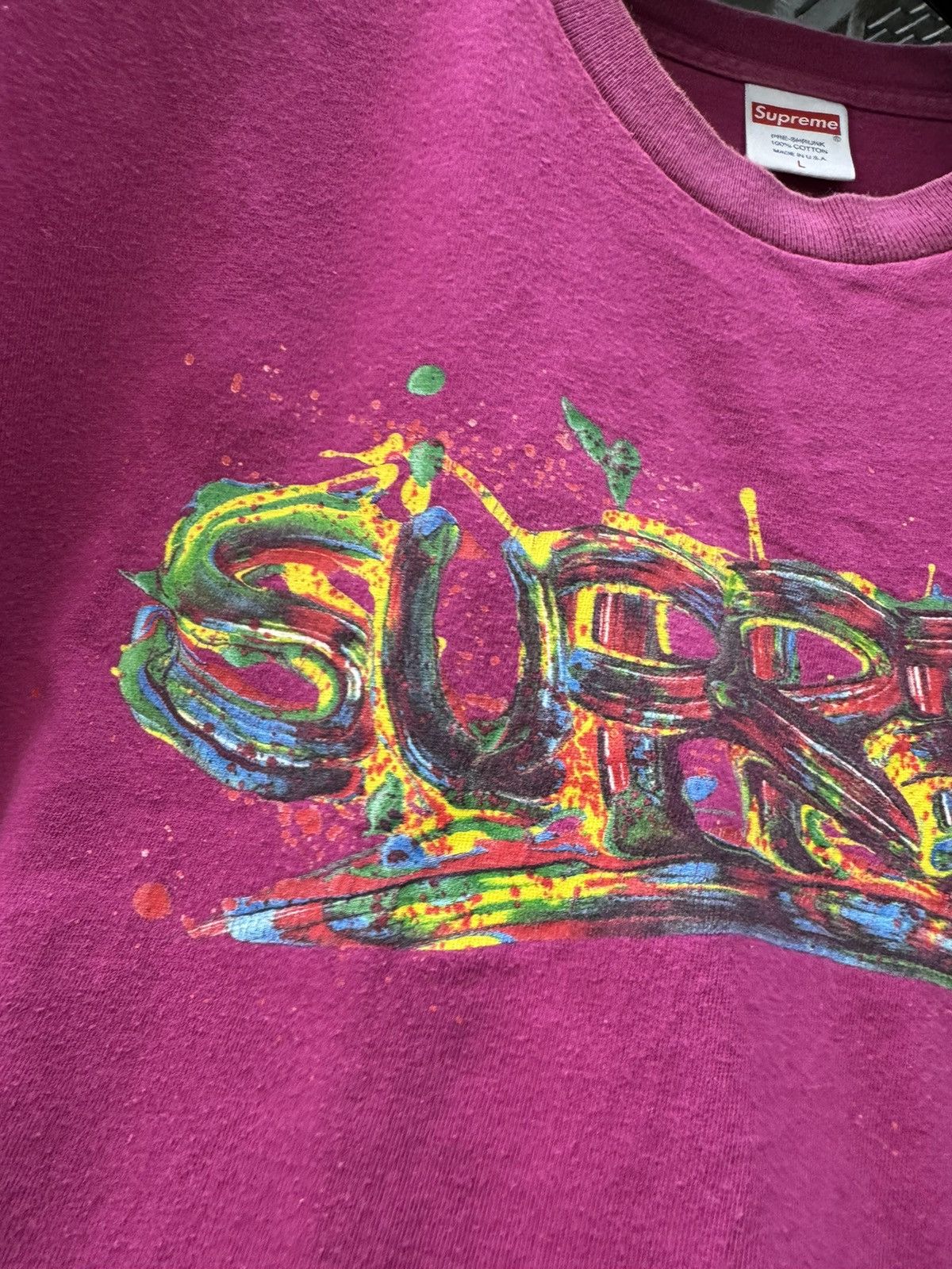 Supreme Supreme SS20 Paint Logo Graffiti Graphic T-Shirt Size US L / EU 52-54 / 3 - 5 Thumbnail