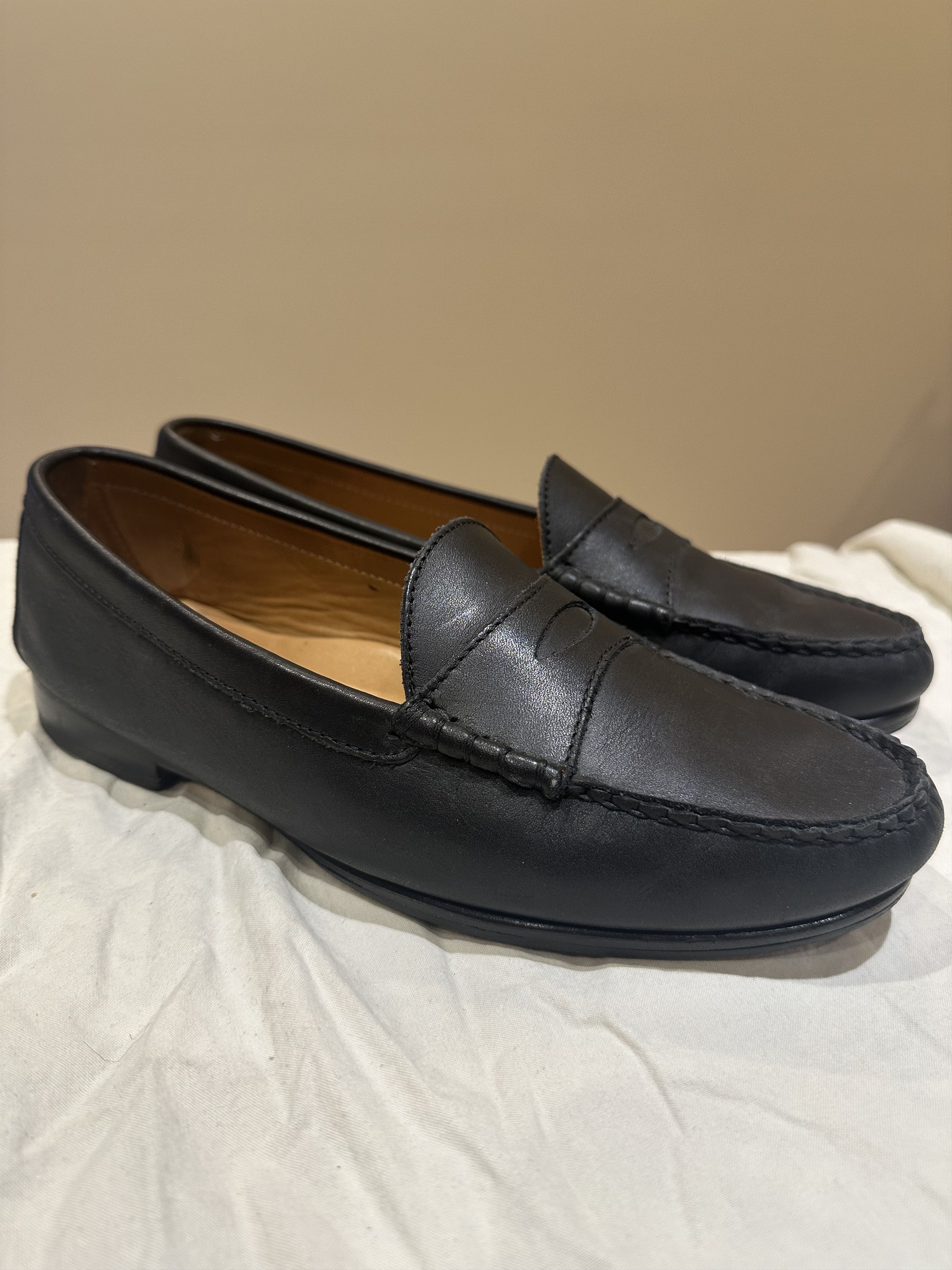 Jay Butler Cromwell Penny Loafers Wide Width Cromwell Handsewn Full Grain Leather Penny Loafer  main image 3
