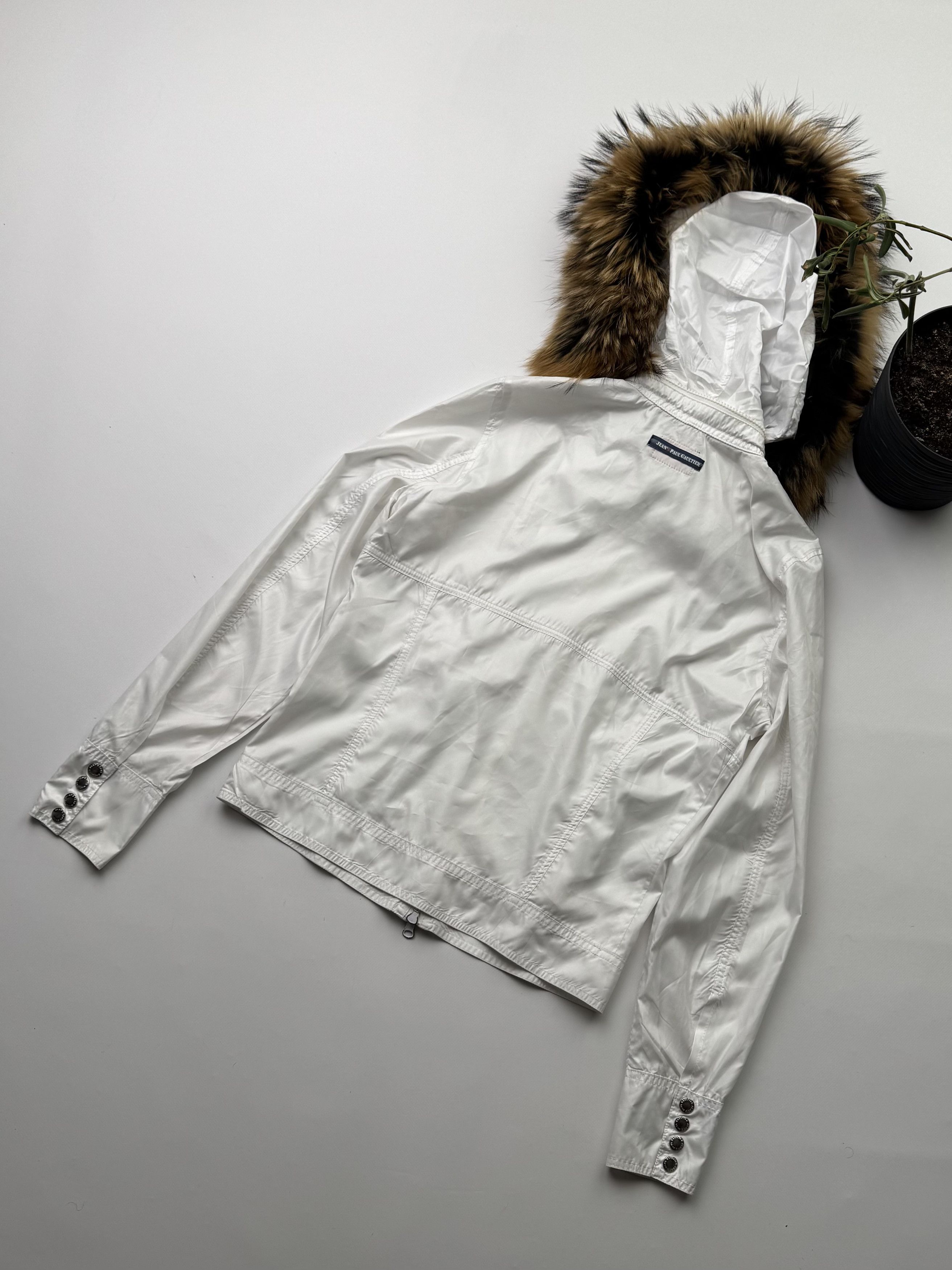 Jean Paul Gaultier Jean Paul Gaultier Vintage Jacket With Real Fur Hood(199) Size S / US 4 / IT 40 - 16 Thumbnail