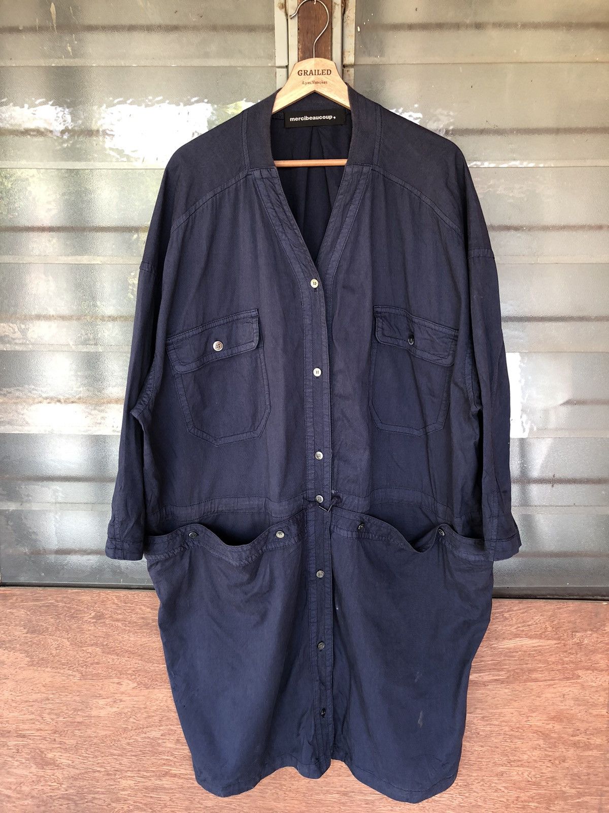 mercibeaucoup Vintage Mercibeaucoup by Issey Miyake Long Jacket Size US L / EU 52-54 / 3 - 3 Thumbnail