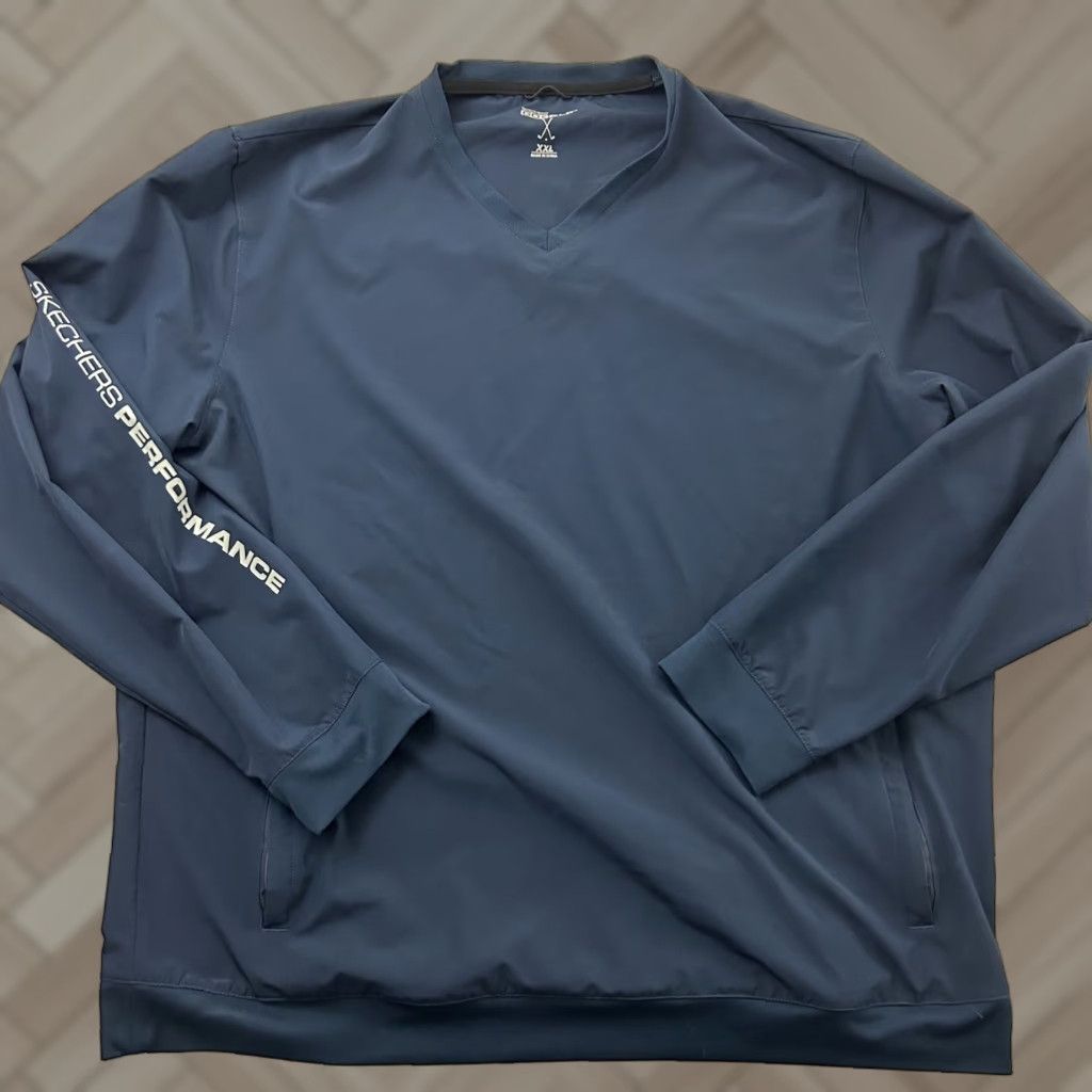 SKECHERS Skechers Performance Go Golf Pullover Windbreaker Jacket Men's XXL Blue Size US XXL / EU 58 / 5 - 1 Thumbnail