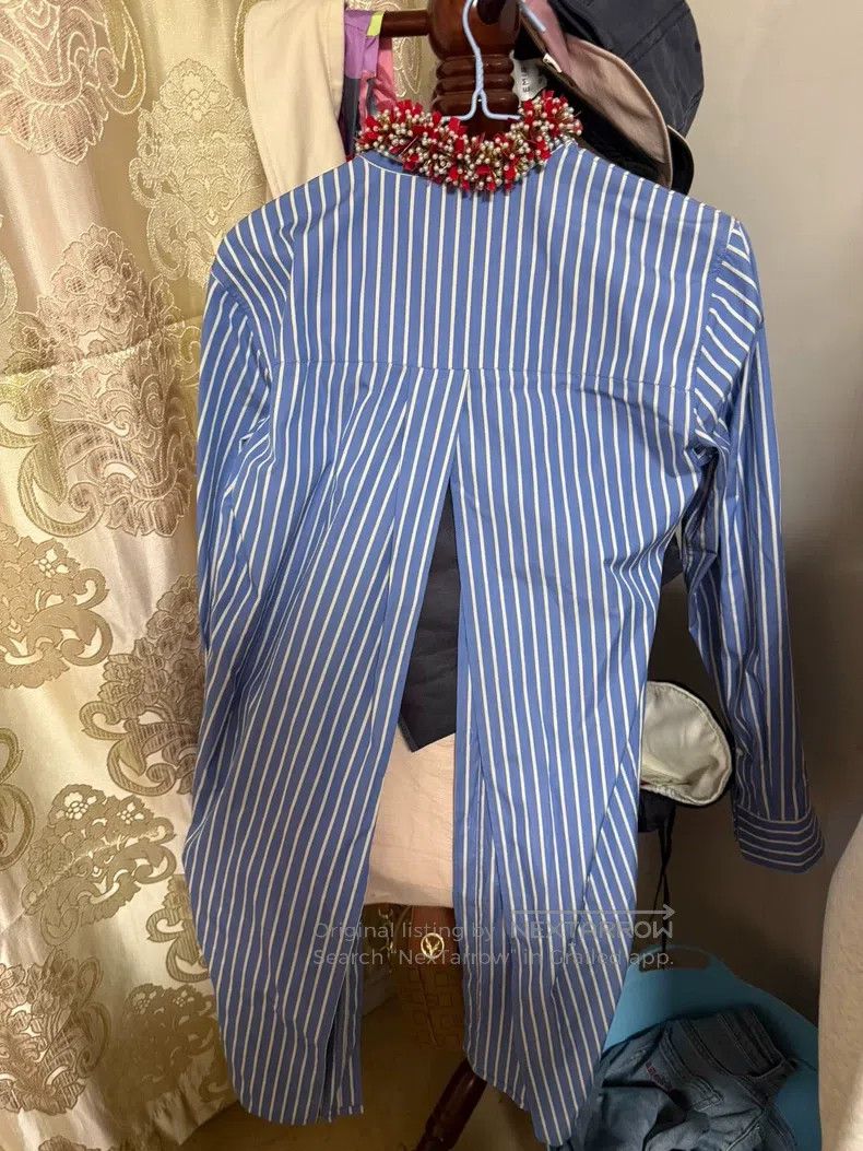 Dries Van Noten Dries Van Noten size:36 Striped Shirt Size US XXS / EU 40 - 2 Thumbnail