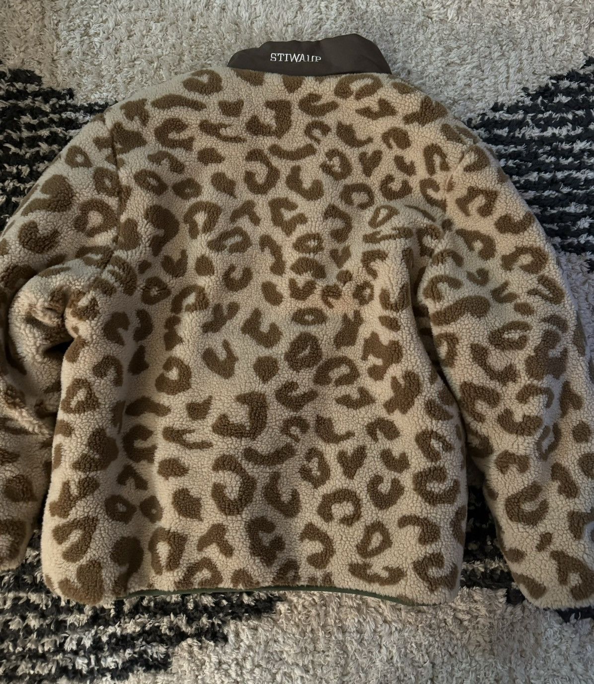 Japanese Brand Cheeta Print Fleece Bomber Size US M / EU 48-50 / 2 - 5 Thumbnail