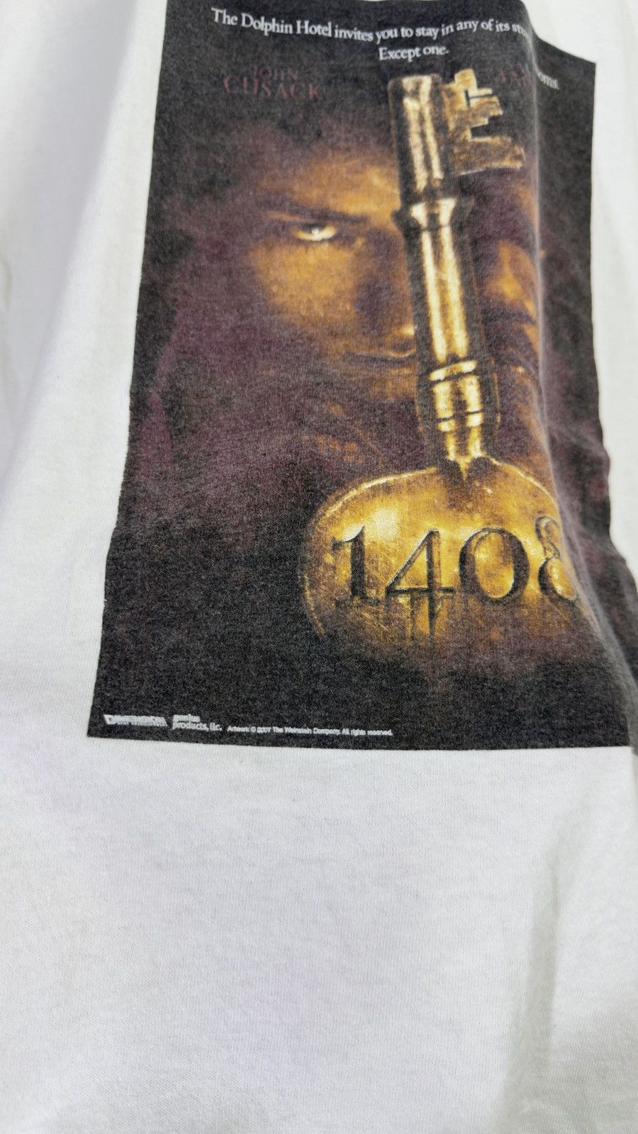Vintage Vintage 00's 1408 horror movie promo tee shirt Size US L / EU 52-54 / 3 - 4 Thumbnail