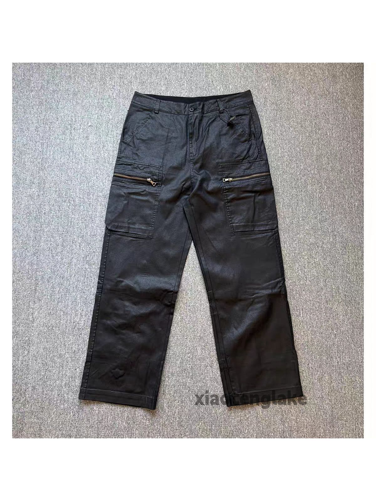 Vintage zx military tactical Wax coated loose baggy cargo pants | Grailed