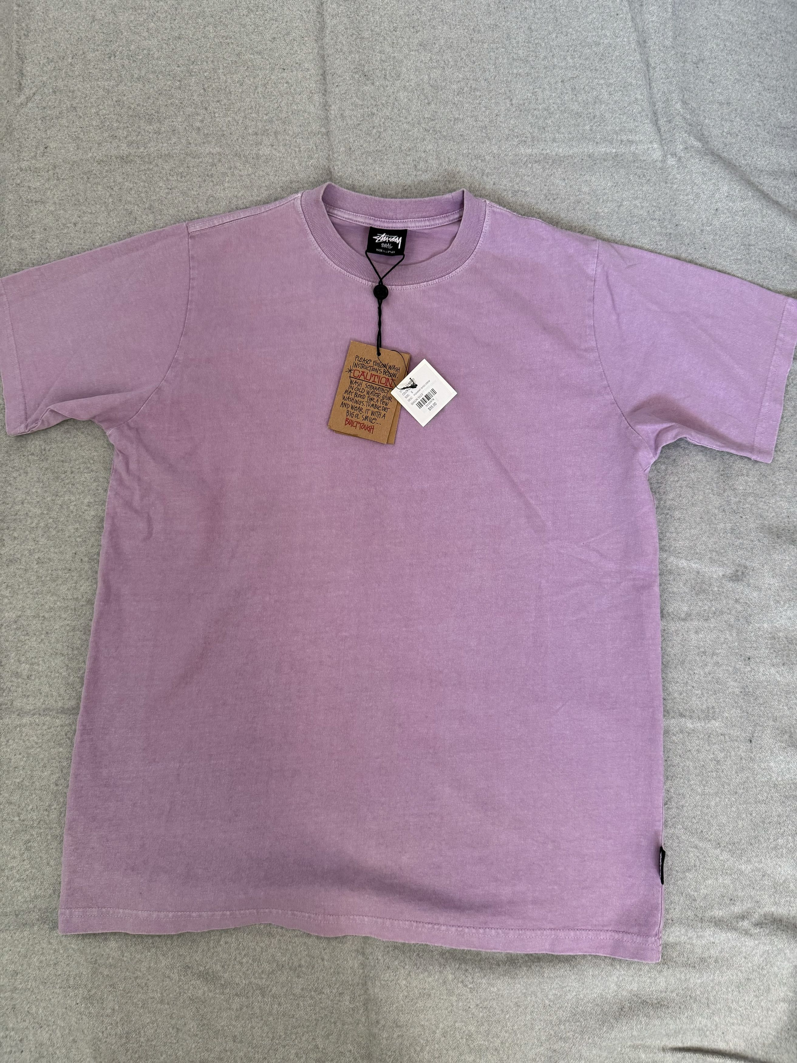Stussy Dye crew t shirt in lave Size US S / EU 44-46 / 1 - 1 Thumbnail