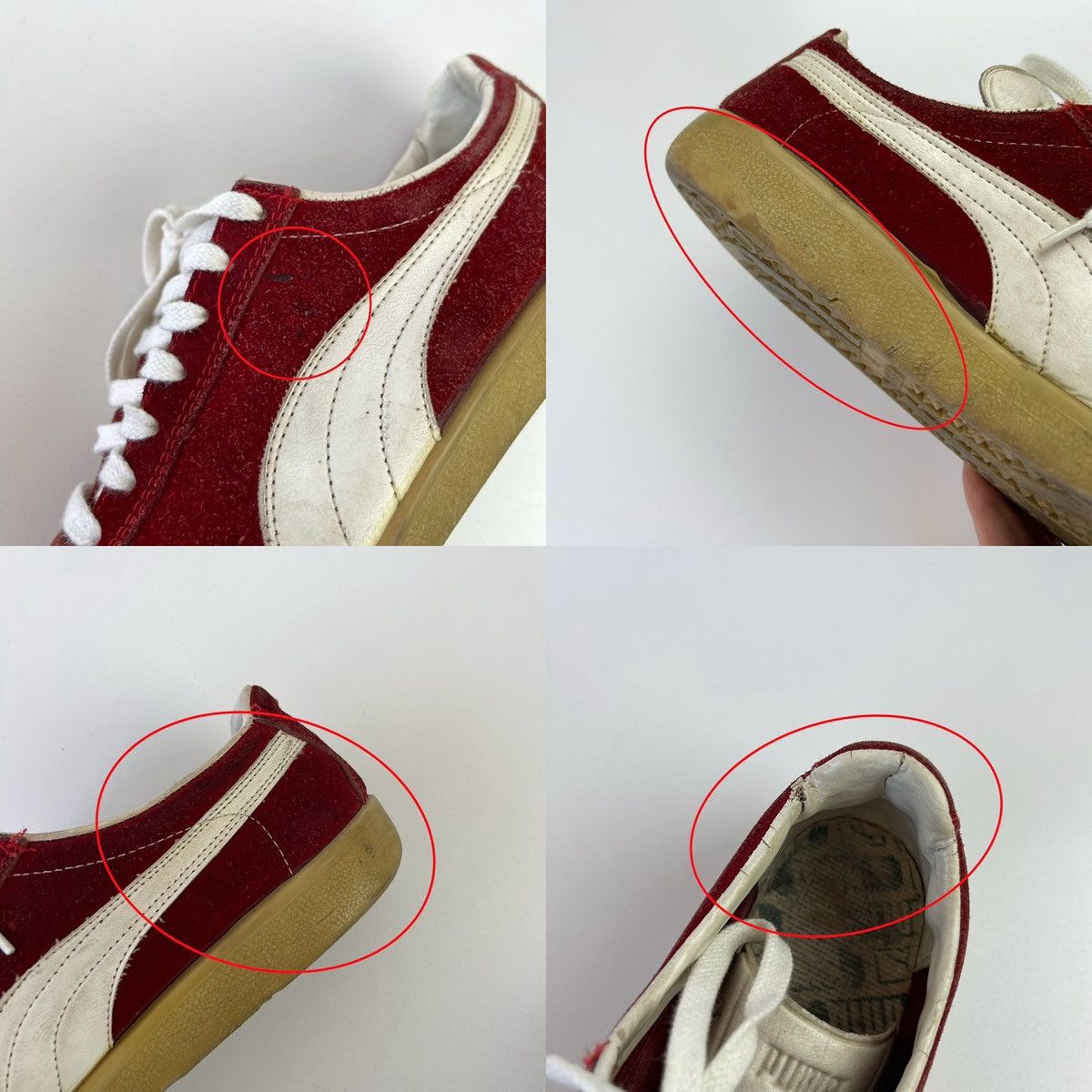 Puma Puma Red Star 70’s-80’s Vintage Shoes Red Made in France Size US 7 / EU 40 - 13 Thumbnail