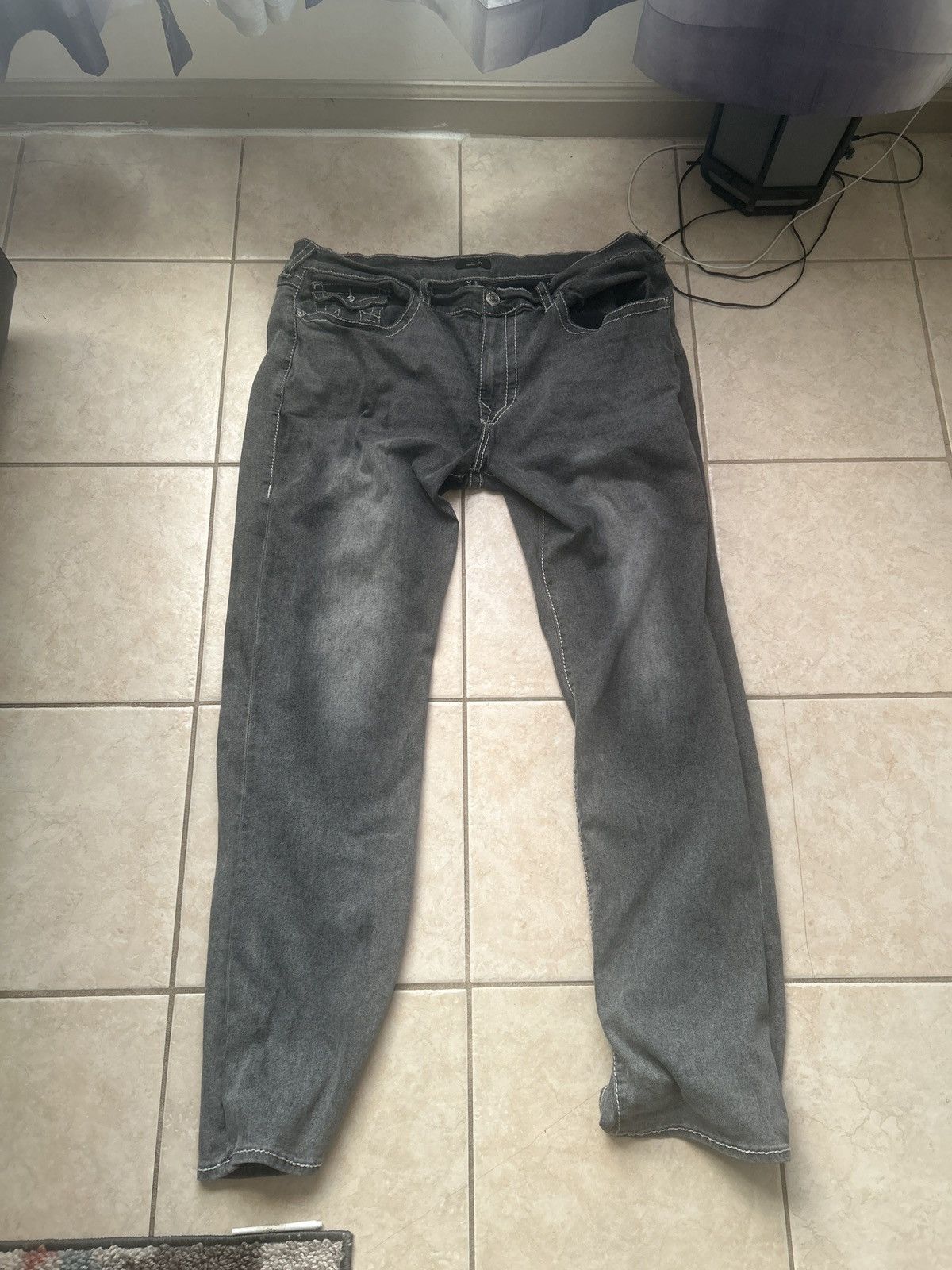 True Religion Ricky Relaxed Straight Jeans Size US 40 / EU 56 - 1 Thumbnail
