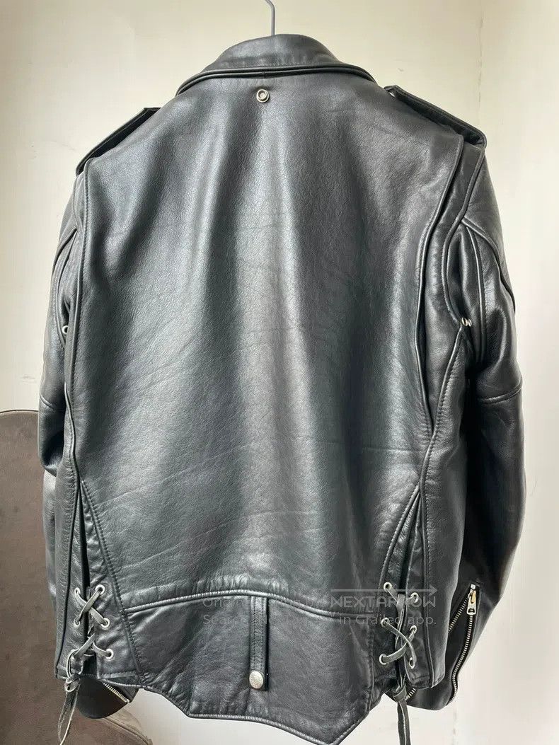 Schott Schott American rock and roll leather jacket Size US XXS / EU 40 - 2 Thumbnail