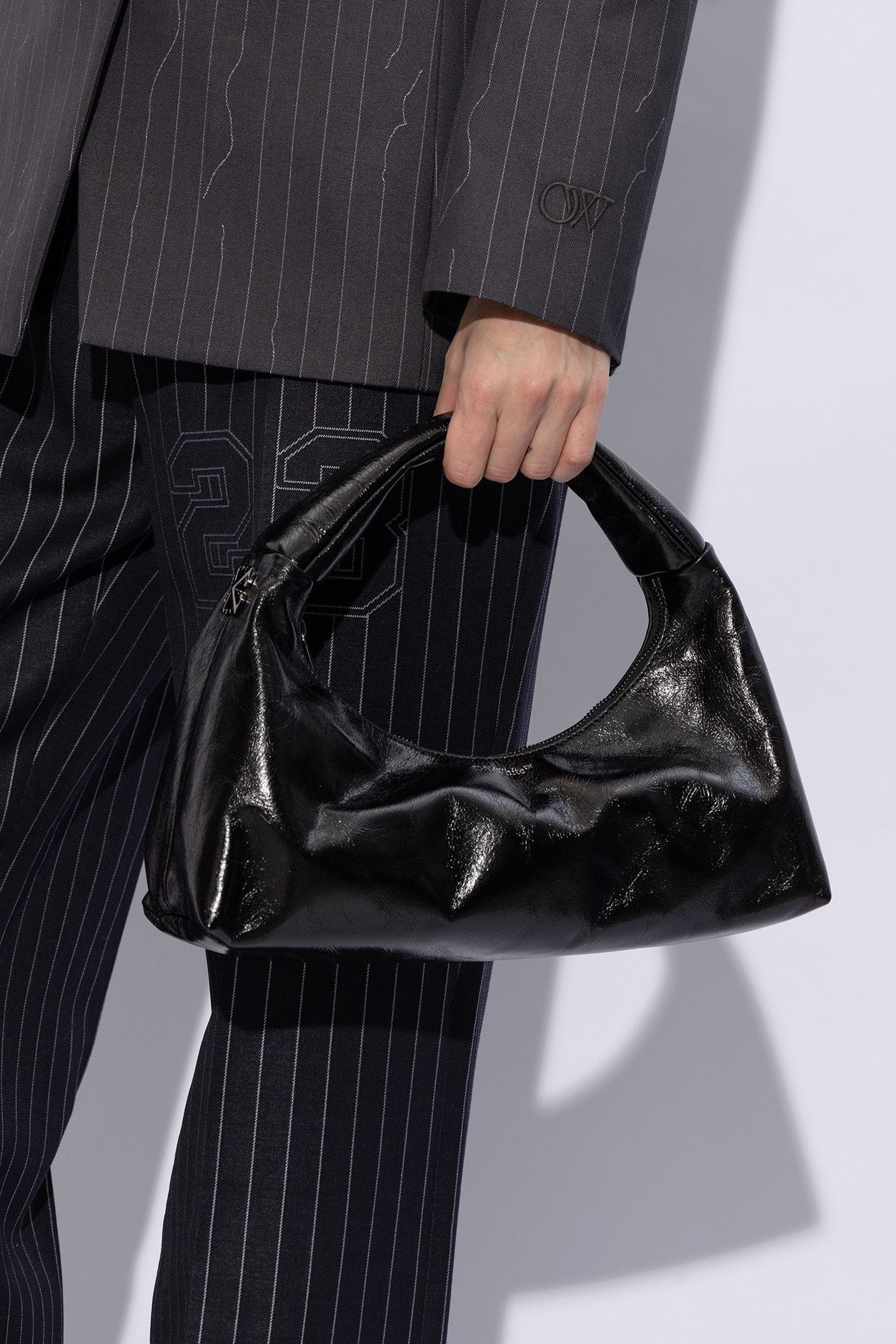 Off-White o1s22i1n0824 Size: OS / Arcade Leather Handbag in Black Size ONE SIZE - 2 Thumbnail