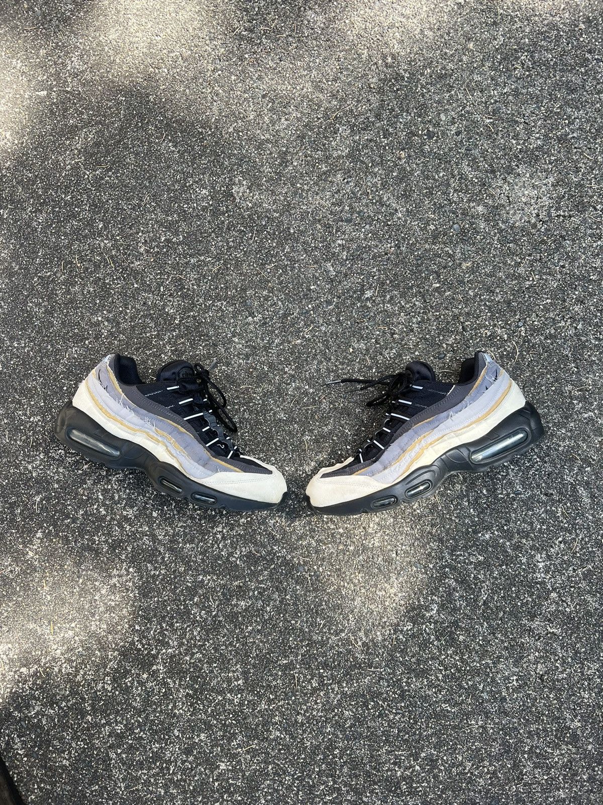 Comme Des Garcons Nike Air Max 95 Charcoal | Grailed