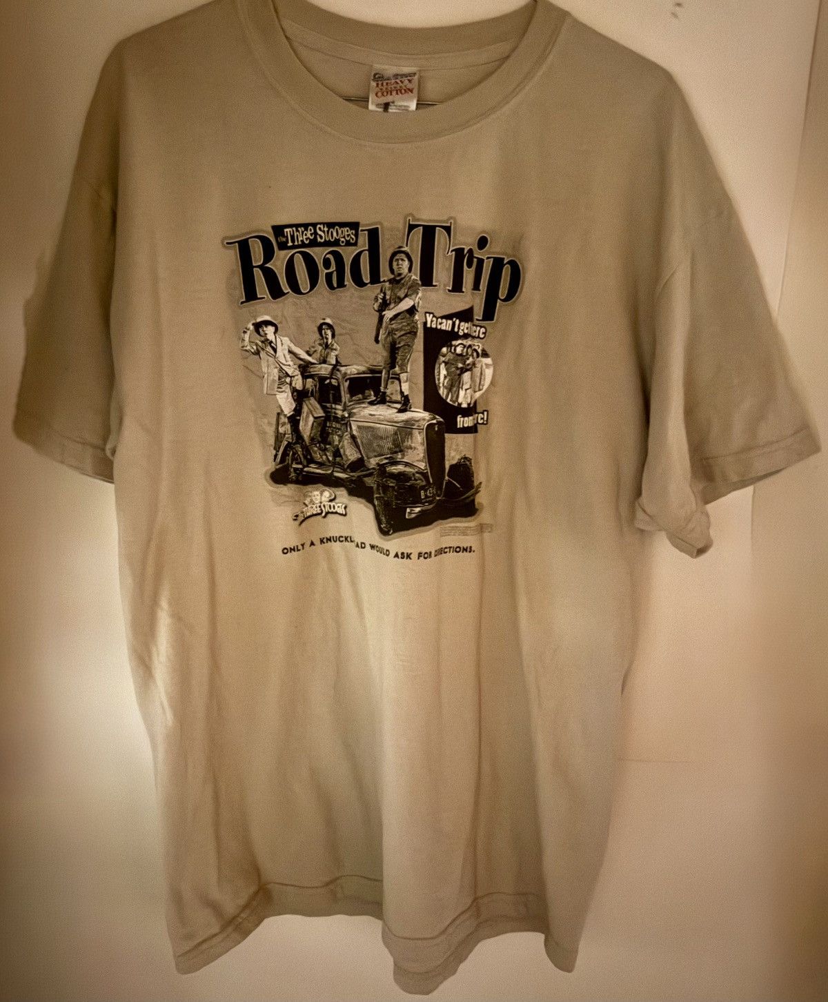 Gildan Vintage 2003 The Three Stooges "Road Trip" Graphic Tee Size US L / EU 52-54 / 3 - 1 Thumbnail