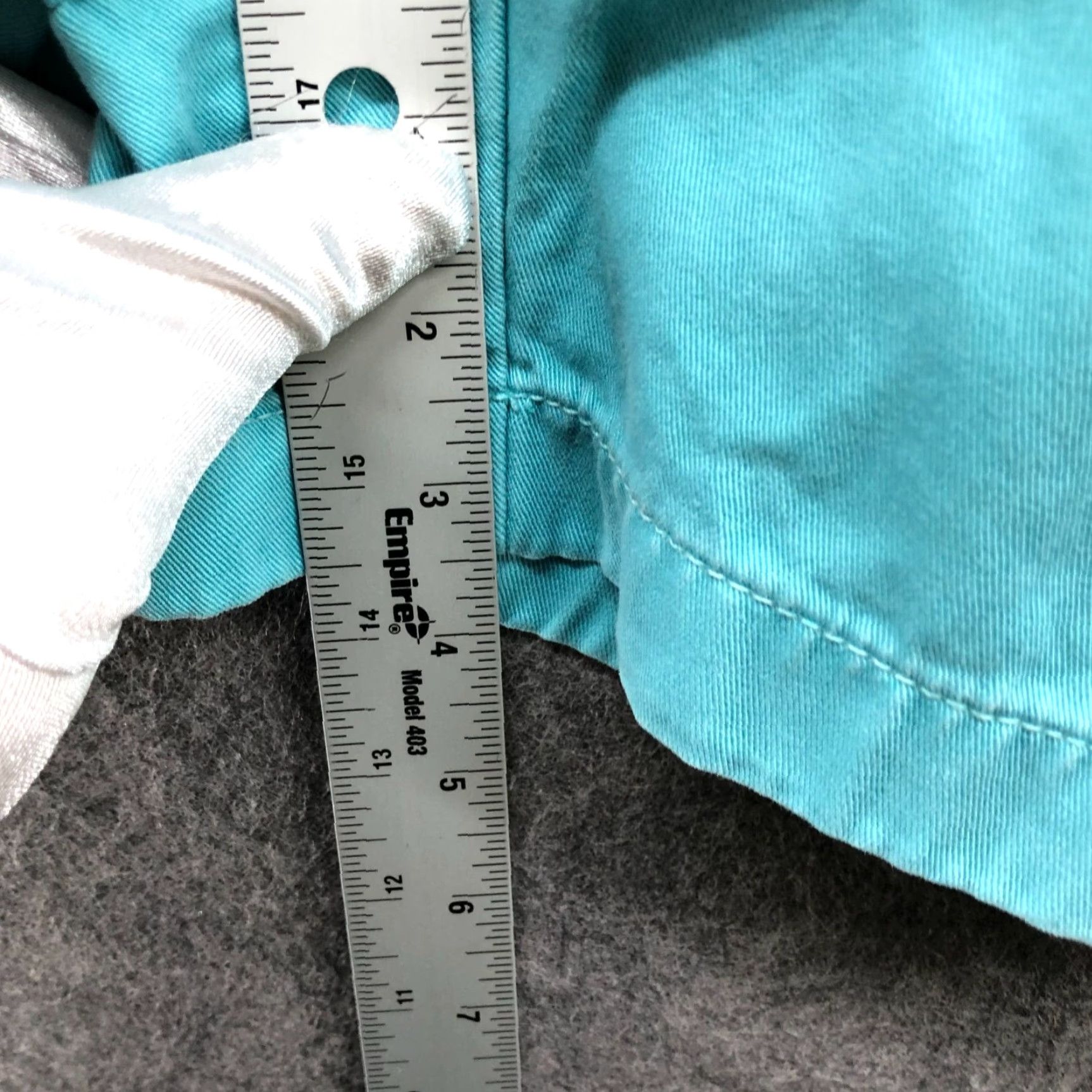 J.Crew J. Crew Chino Short Womens Size 4 City Fit Blue 4'' Low Rise Cotton Flat Front Twill Vintage No Size 27" / US 4 / IT 40 - 5 Thumbnail