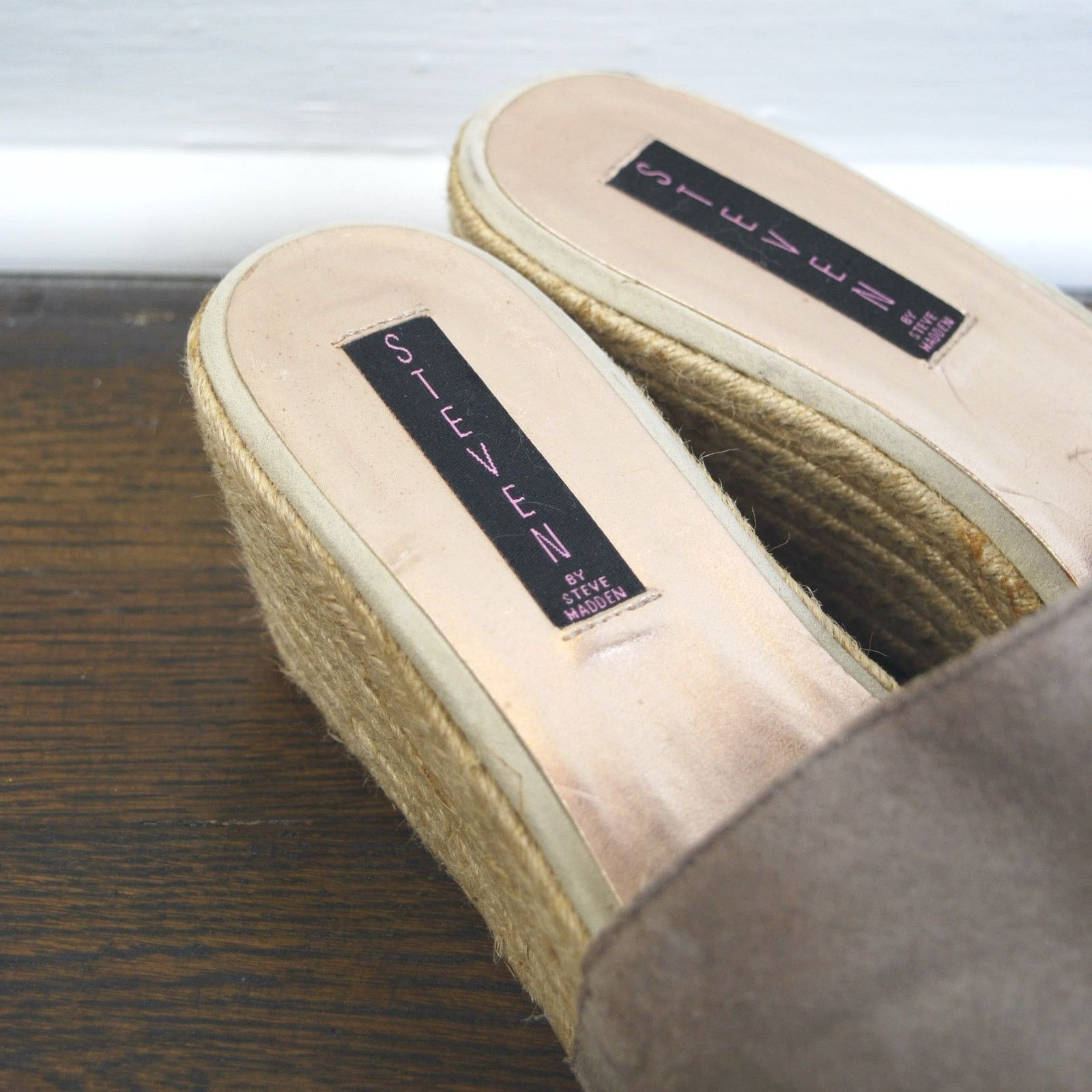 Steve Madden Vintage Y2K Sezer Slide Platform Wedge Espadrilla Sandal Size US 10 / IT 40 - 4 Thumbnail