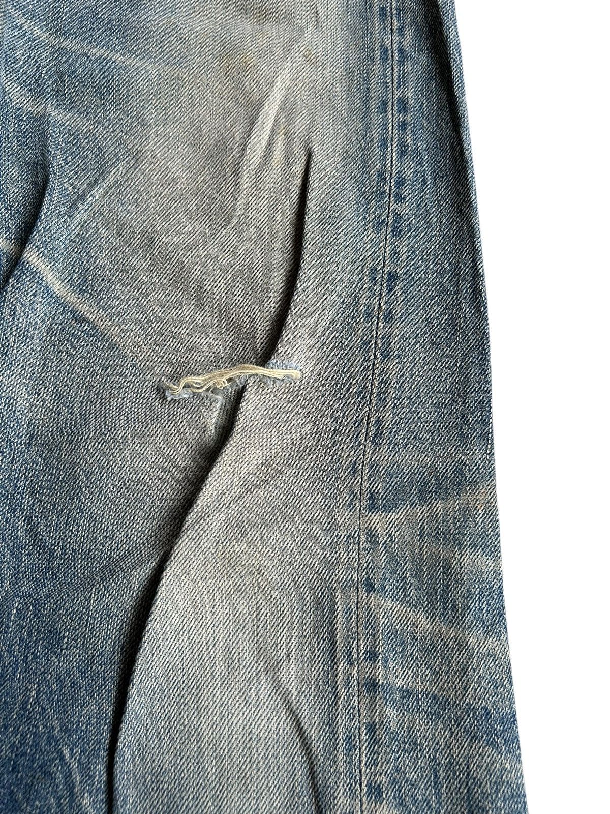 Japanese Brand × Kapital × Vintage Omnigod Selvedge Distressed Denim Jeans Size US 30 / EU 46 - 4 Thumbnail