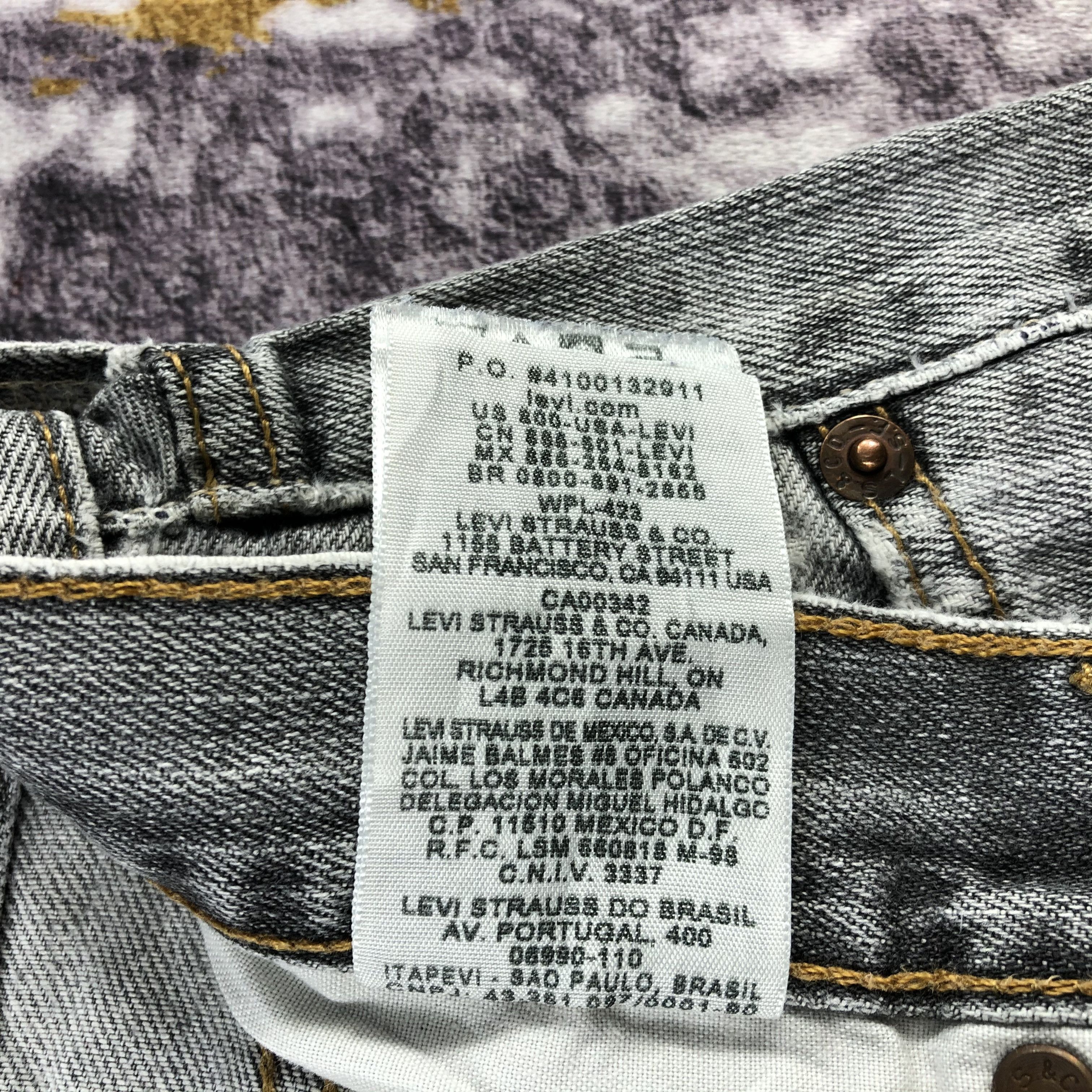 Levi's Vintage Levis 501 Jeans-JM3038 Size US 35 - 15 Thumbnail