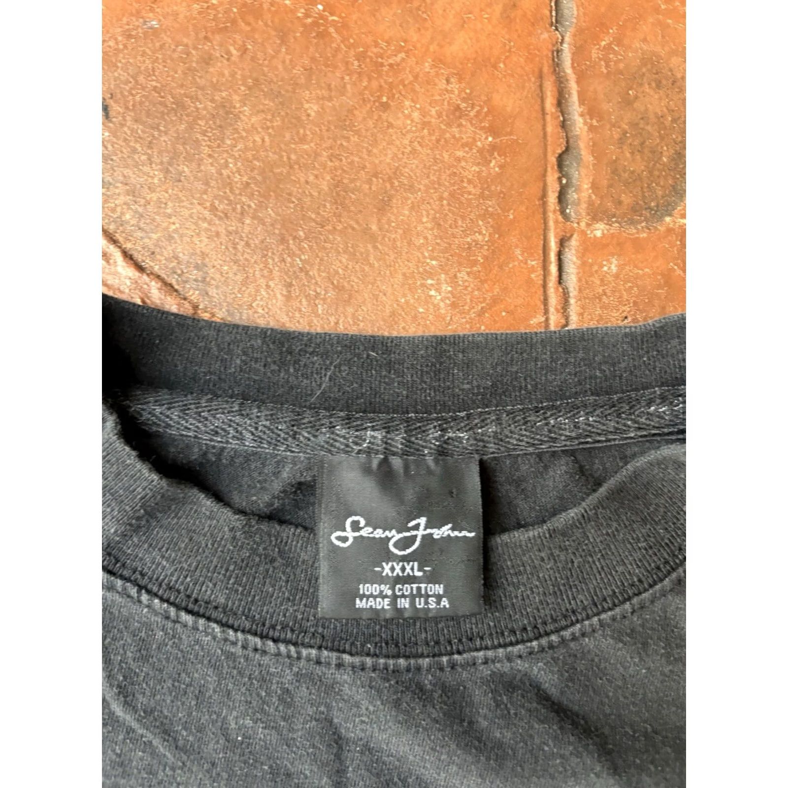 Sean John VINTAGE Sean John T-Shirt 3XL Black Crew Neck Short Sleeve Graphic Print Hip Hop 90s Grunge USA Mens Size US XXL / EU 58 / 5 - 2 Thumbnail