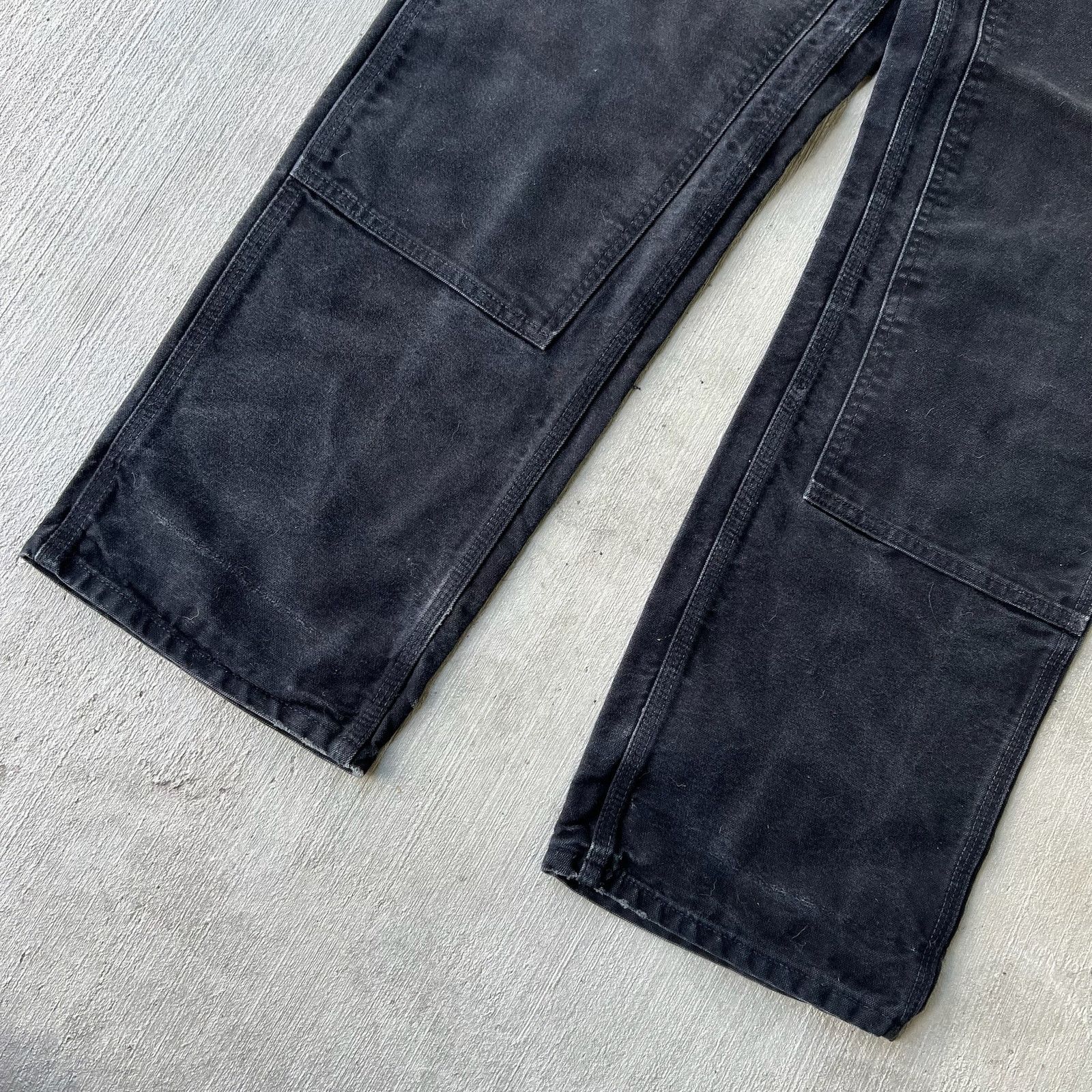 Carhartt × Vintage Carhartt black double knee work wear carpenter pants Size US 31 - 3 Thumbnail