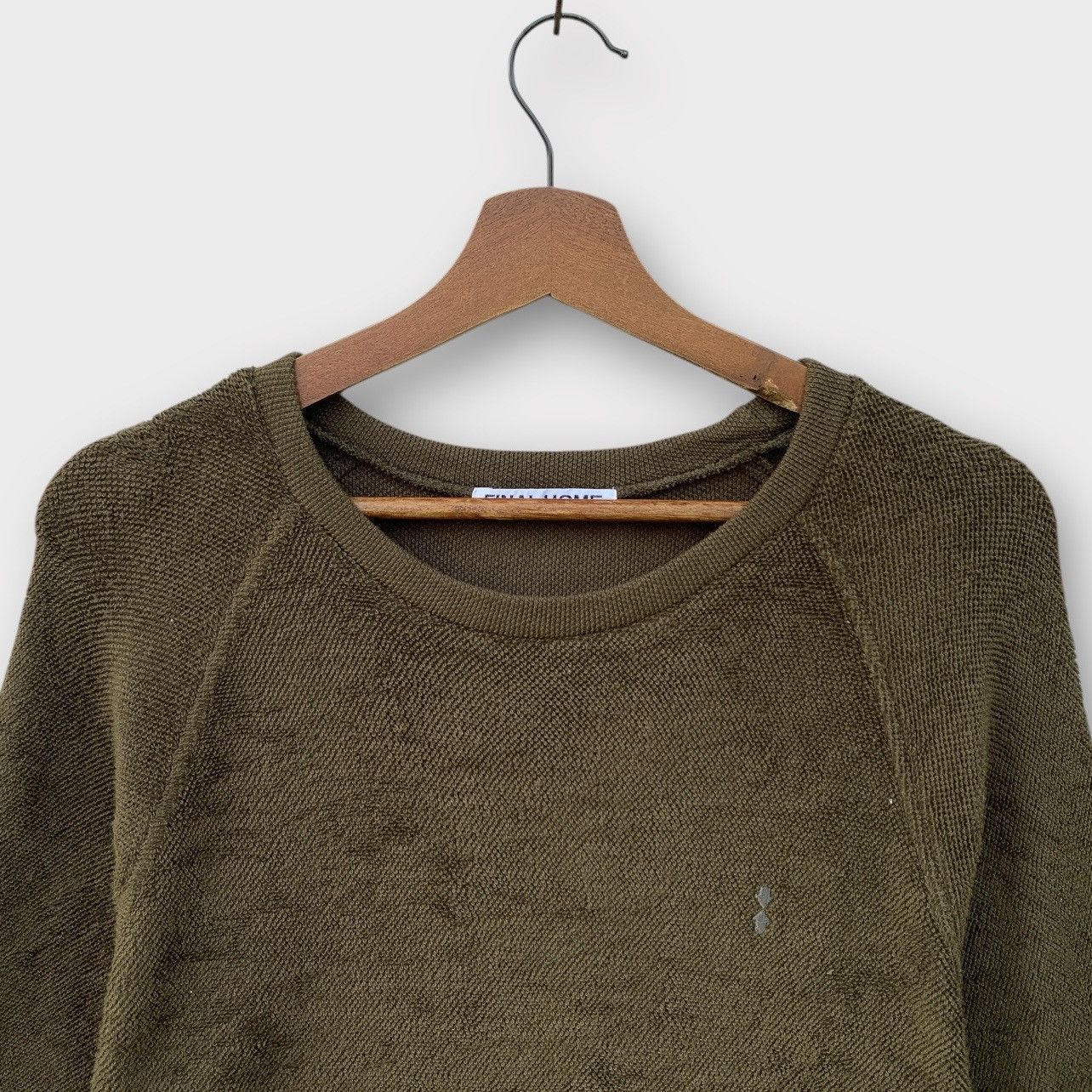 Final Home ISSEY MIYAKE FINAL HOME CREWNECK FLEECE SWEATER Size US M / EU 48-50 / 2 - 3 Thumbnail