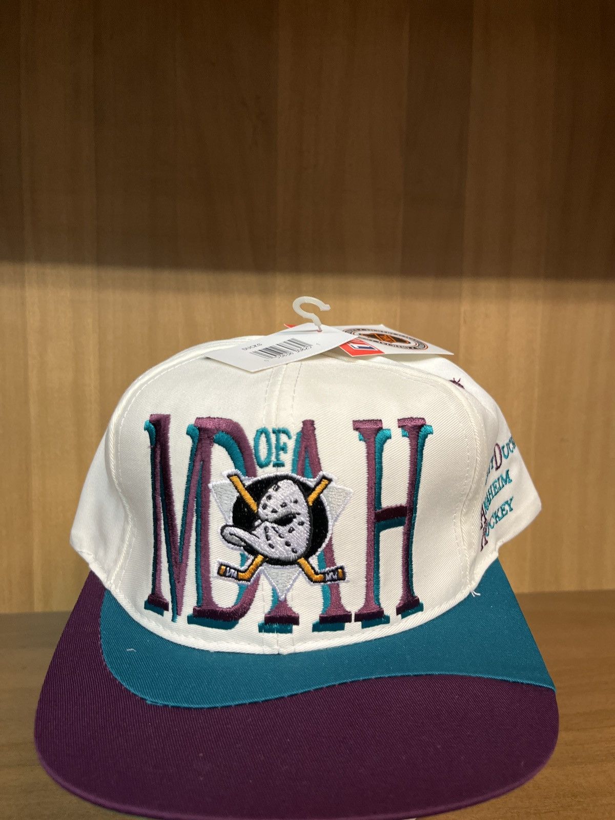 Twins × Twins Enterprise Inc. × Vintage Hats mighty ducks of Anaheim hockey nhl Size ONE SIZE - 4 Thumbnail