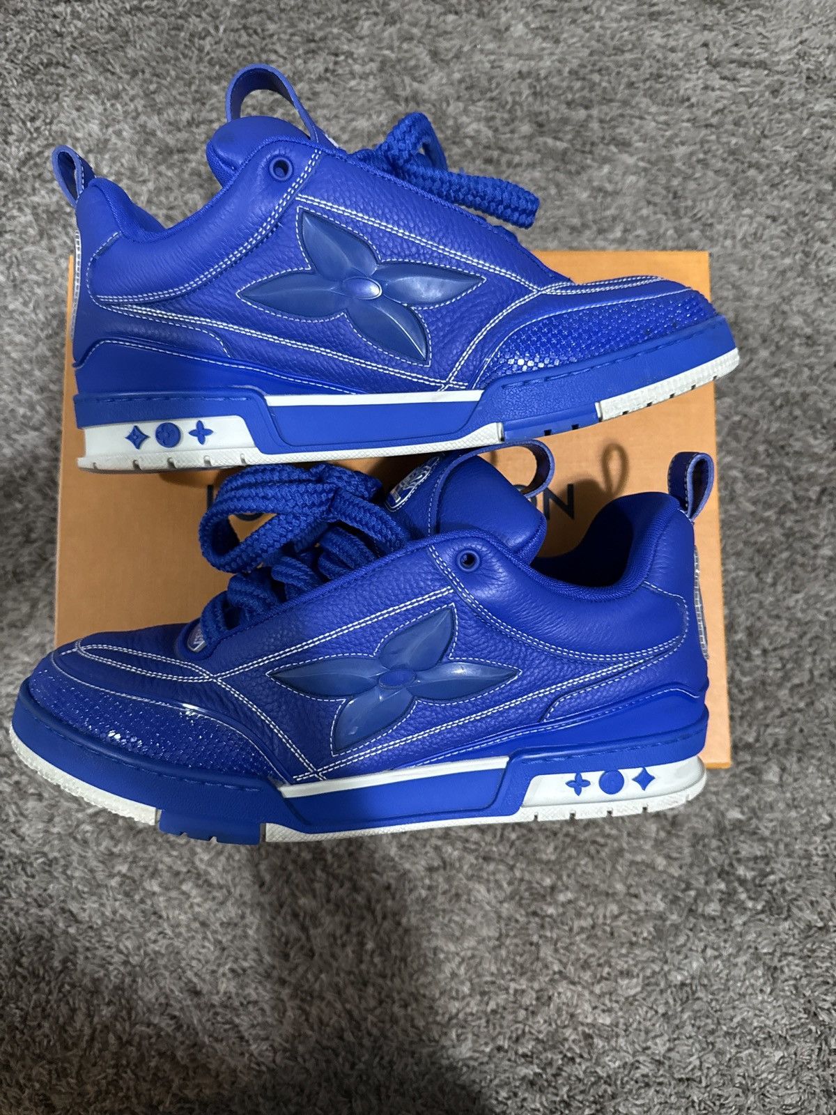 Louis Vuitton Louis Vuitton LV Skate Sneaker “Blue” Size US 11 / EU 44 - 3 Thumbnail