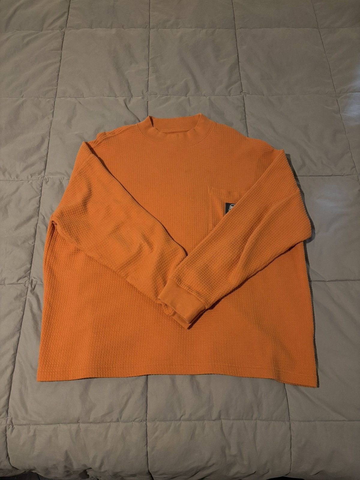 Brain Dead Qaffle Knit Mockneck T-Shirt Size US L / EU 52-54 / 3 - 4 Thumbnail