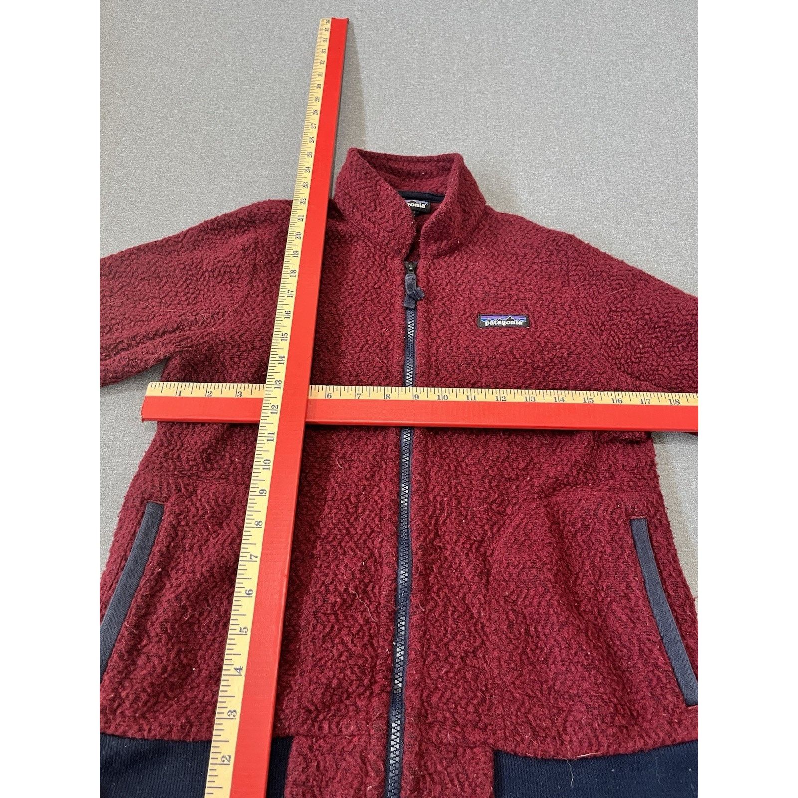 Patagonia Patagonia Jacket Womens XSmall Red Blue Full Zip Fleece Size XS / US 0-2 / IT 36-38 - 2 Thumbnail