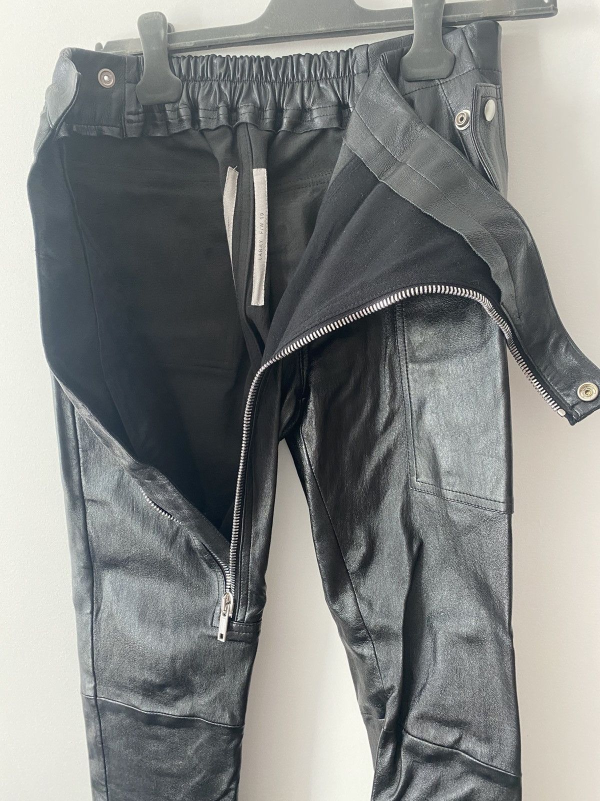 Rick Owens AW19 Aircut Leather Pants Size US 28 / EU 44 - 4 Thumbnail