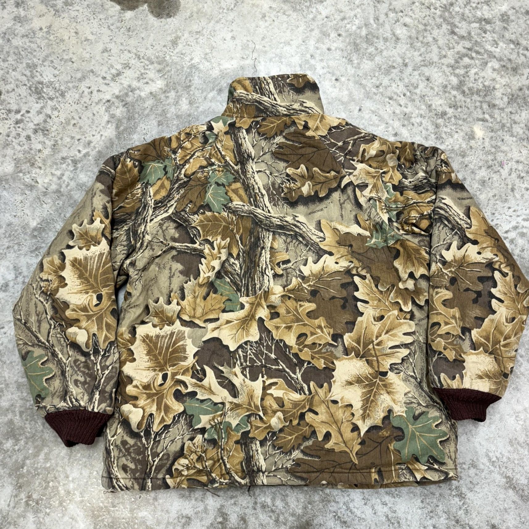 Realtree VINTAGE Spartan Jacket Mens L Brown Camouflage Hunting Coat Full Zip Insulated Pockets Canvas Cotton Outdoor Nature 1990s?? Size US L / EU 52-54 / 3 - 4 Thumbnail
