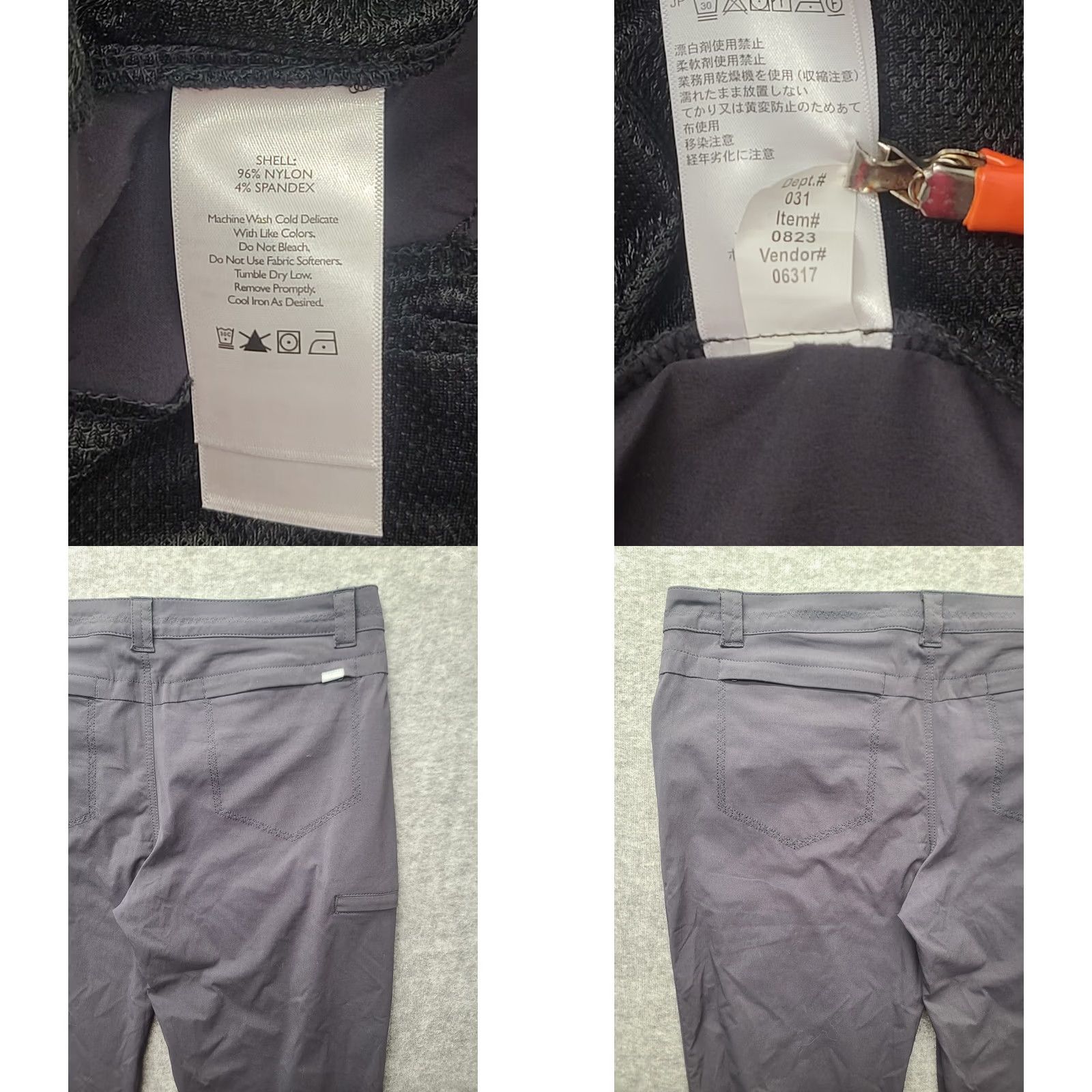Eddie Bauer Eddie Bauer Pants Womens 16x32 WR Horizon Relaxed Fit Mid Rise Convertible Cargo Pants Size 38" / US 16 / IT 52 - 9 Thumbnail