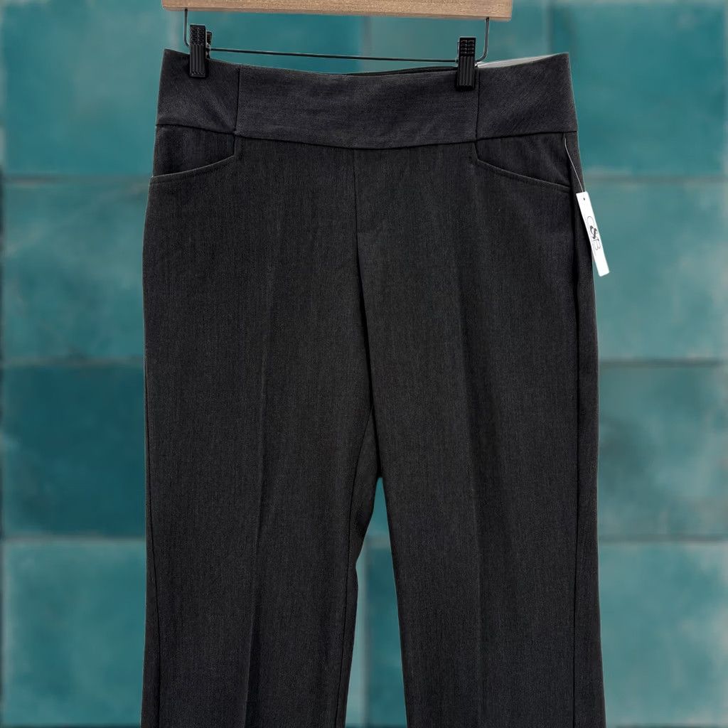 Vintage Christopher & Banks Downtown Dress Pants Womens 10P Gray Modern Fit Trouser NWT Size 32" / US 10 / IT 46 - 1 Thumbnail