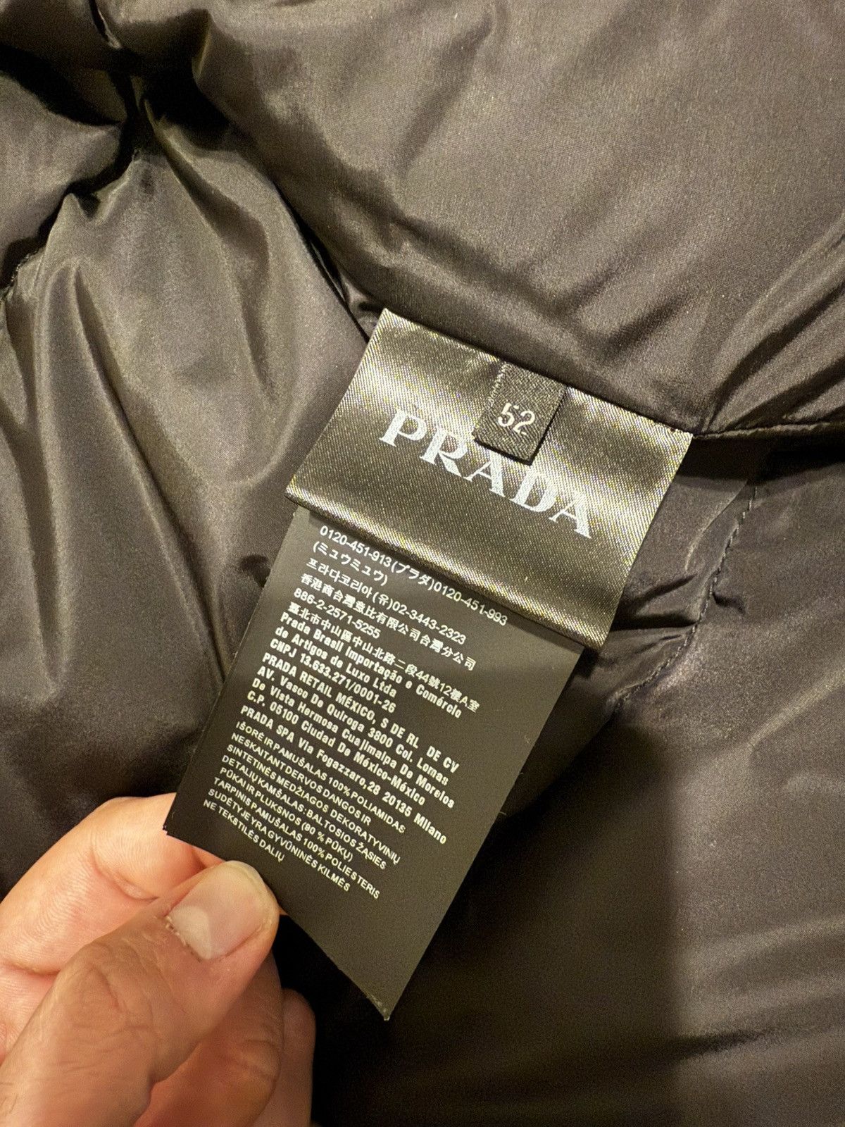 Prada Padded Nylon Gabardine Vest Size US L / EU 52-54 / 3 - 18 Thumbnail