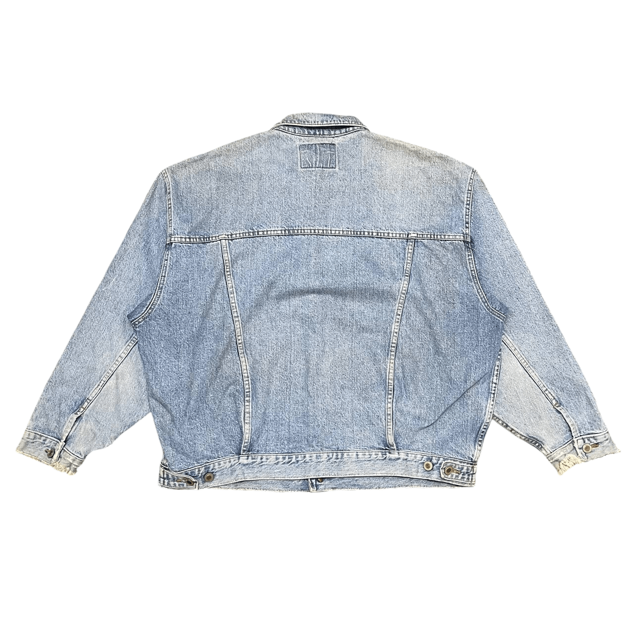 Big John Vintage 70s Big John Distressed Denim Jacket Trucker Size US XXL / EU 58 / 5 - 13 Thumbnail