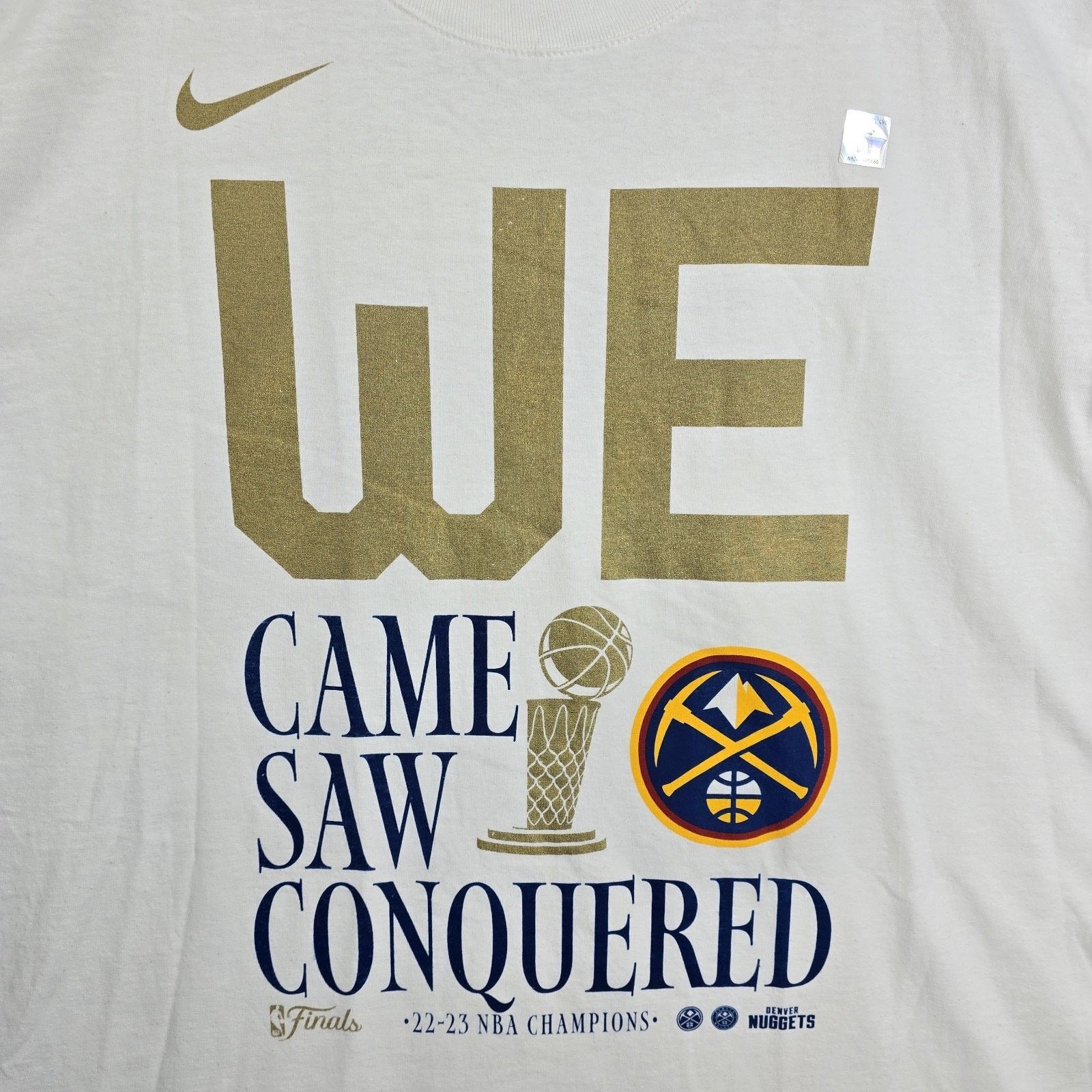 Nike Nike Denver Nuggets 2023 NBA Finals Champions Shirt XXL Size US XXL / EU 58 / 5 - 3 Thumbnail