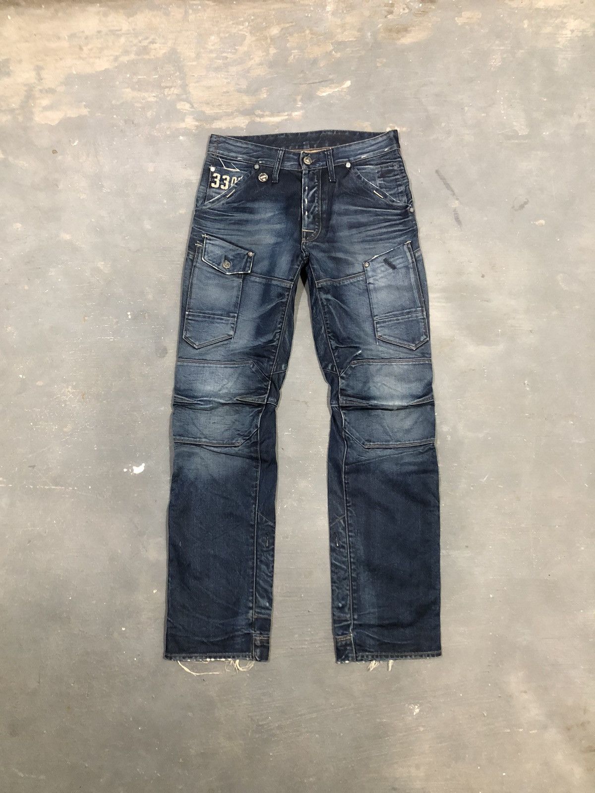 image of Hysteric Glamour x If Six Was Nine G-Star Double Knee Denim in Indigo, Men's (Size 30)