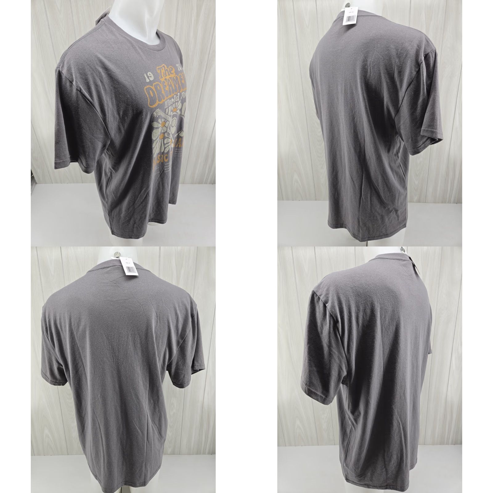 Vintage VINTAGE The Dreamer World Tour Music Festival Gray Short Sleeve T-Shirt Adult XL Size US XL / EU 56 / 4 - 8 Thumbnail