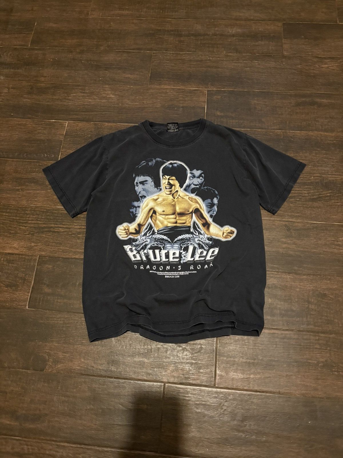 Other Vintage Bruce Lee Faded Black T-shirt Size Medium Size US M / EU 48-50 / 2 - 1 Thumbnail