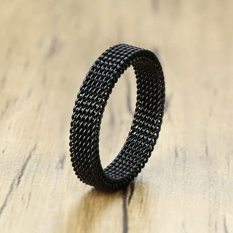 Other Mesh Stainless Steel Ring Size ONE SIZE - 1 Thumbnail