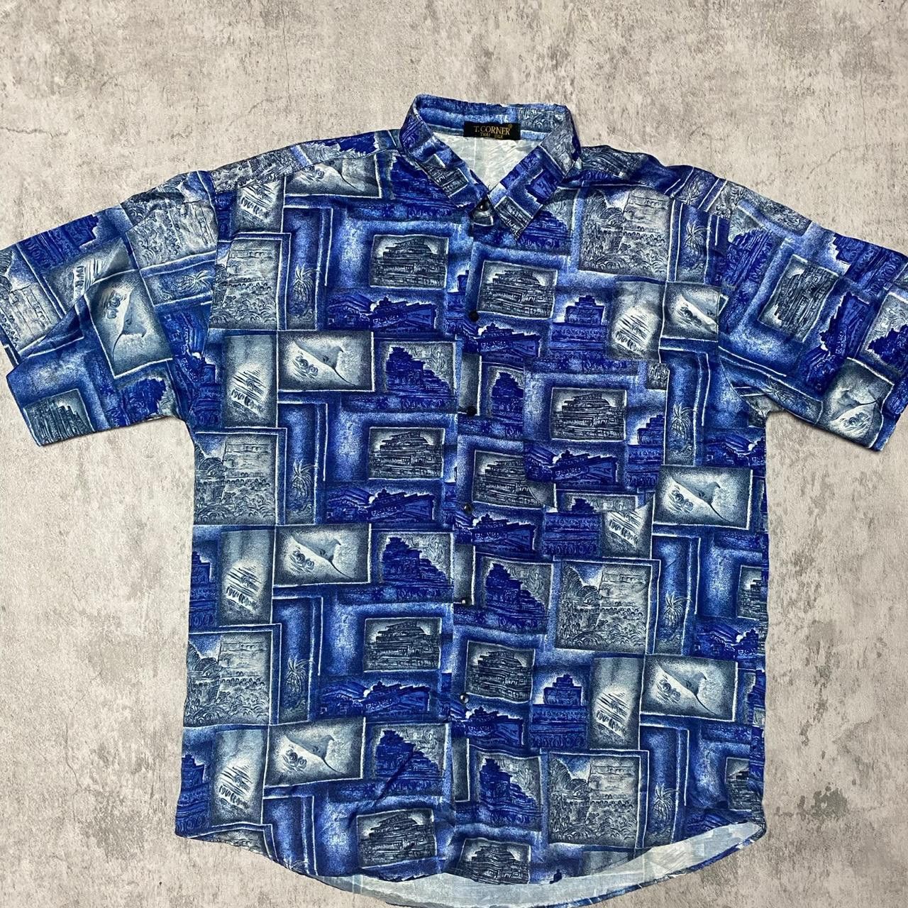 Other Shirt blue vintage beach summer Size US XXL / EU 58 / 5 - 1 Thumbnail
