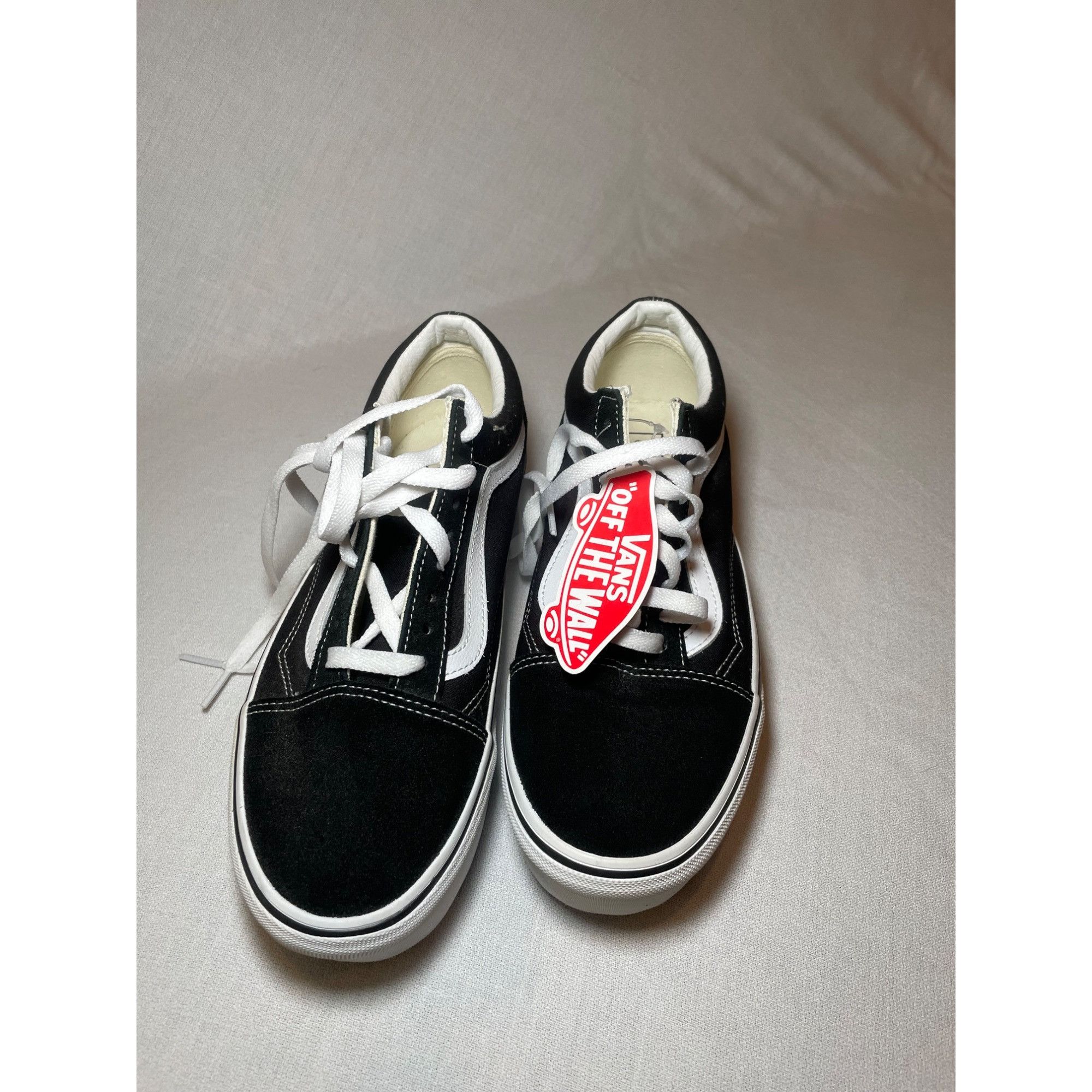 Vans Vans Old Skool Black/White Skate Shoes Size 8 Men / 9.5 Wome Size US 8 / EU 41 - 2 Thumbnail